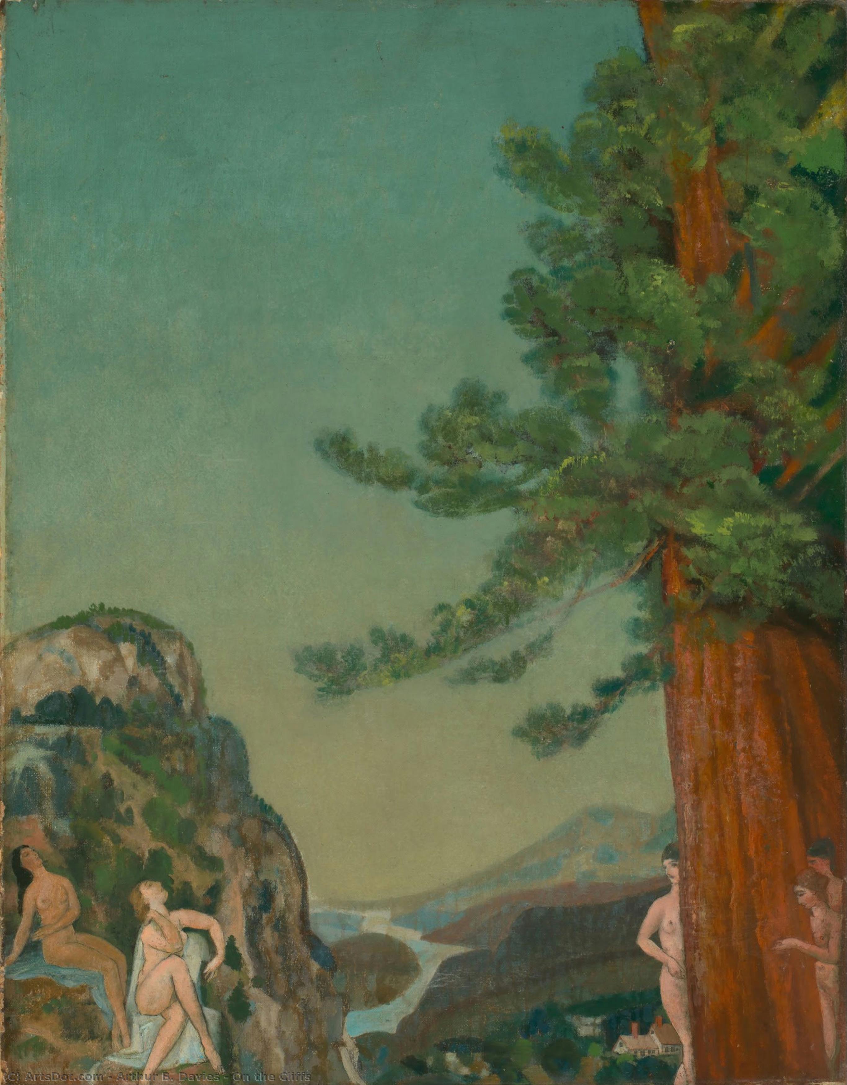On The Cliffs — Arthur B. Davies