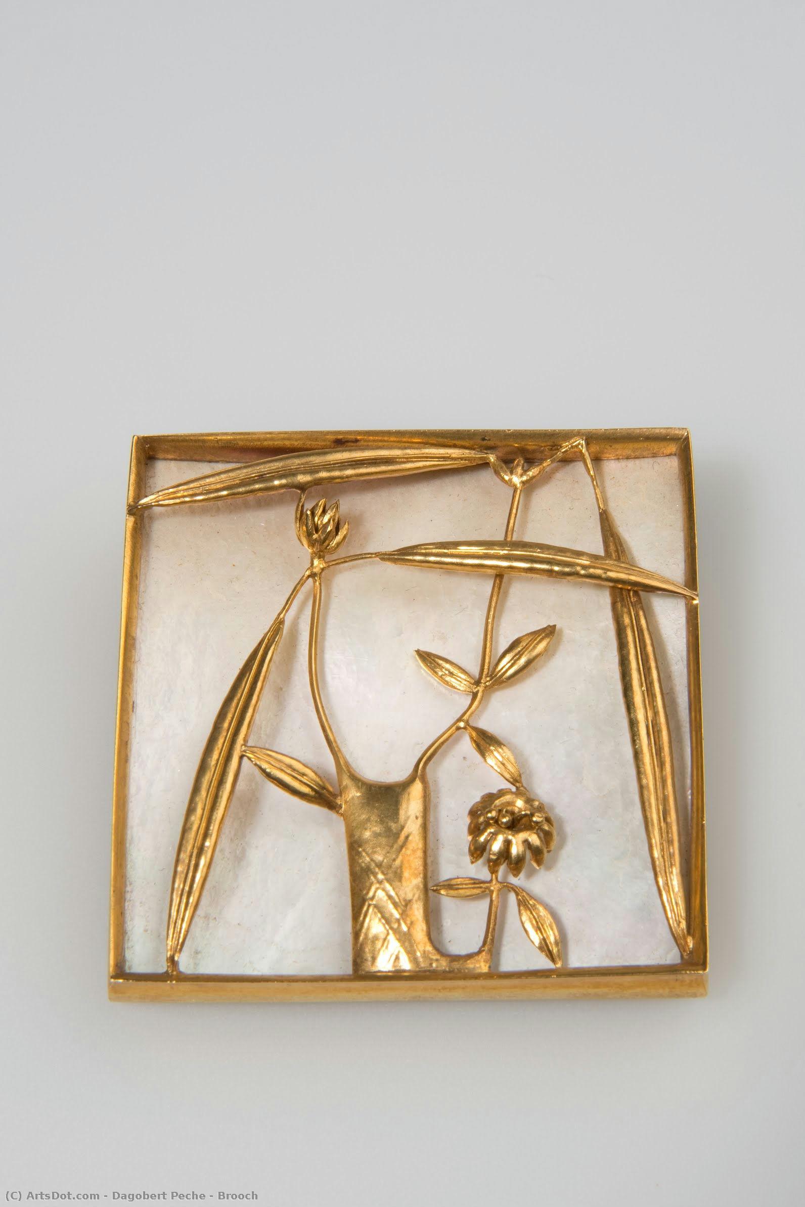 Brooch — Dagobert Peche
