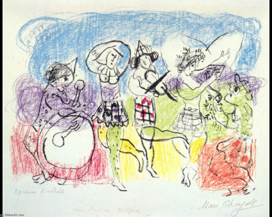 The Circus Musicians — Marc Chagall