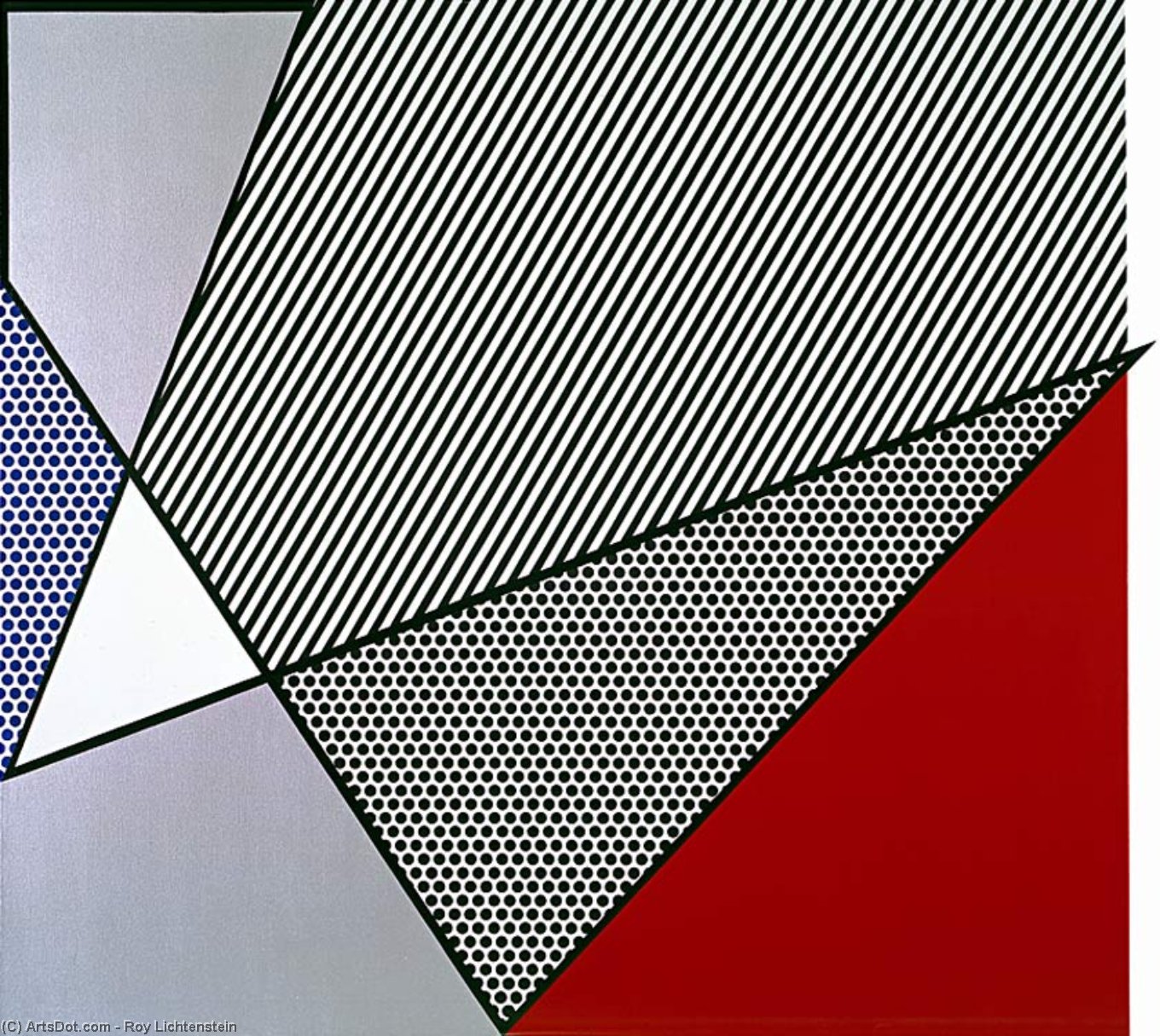 Roy Lichtenstein - Uneperfektes Gemälde