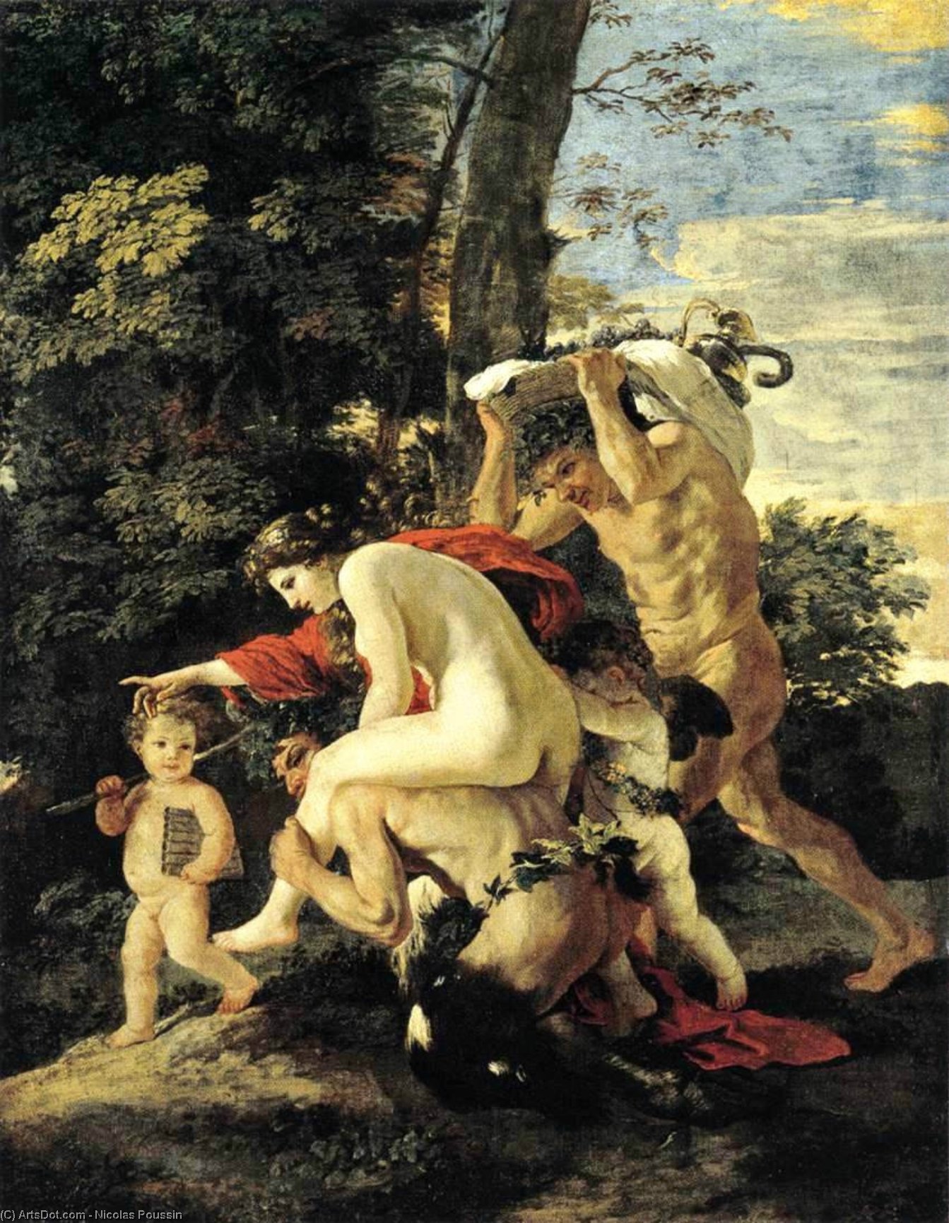 Nicolas Poussin - Bacchic Scene