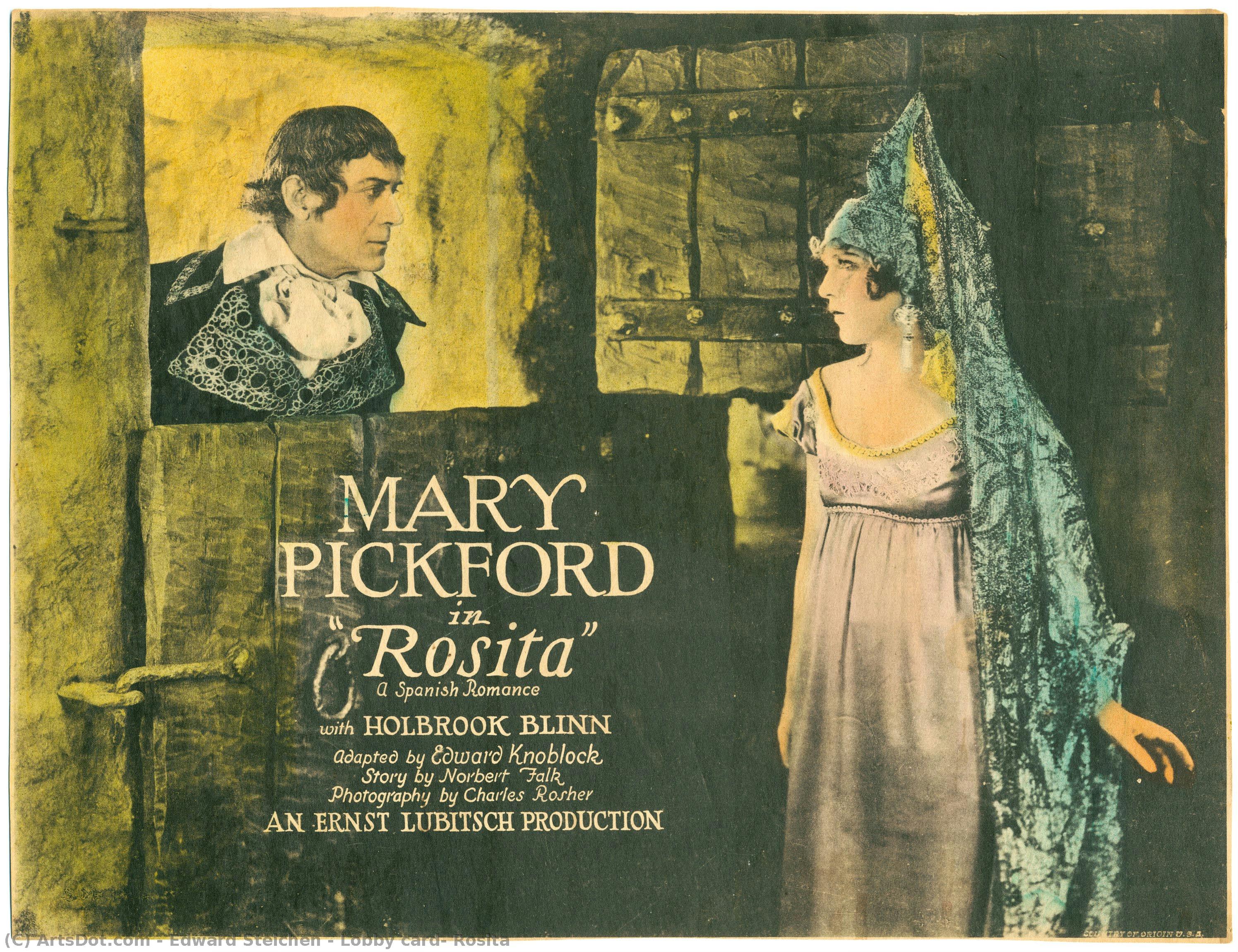 Edward Steichen - Karty foyerowe Rosita