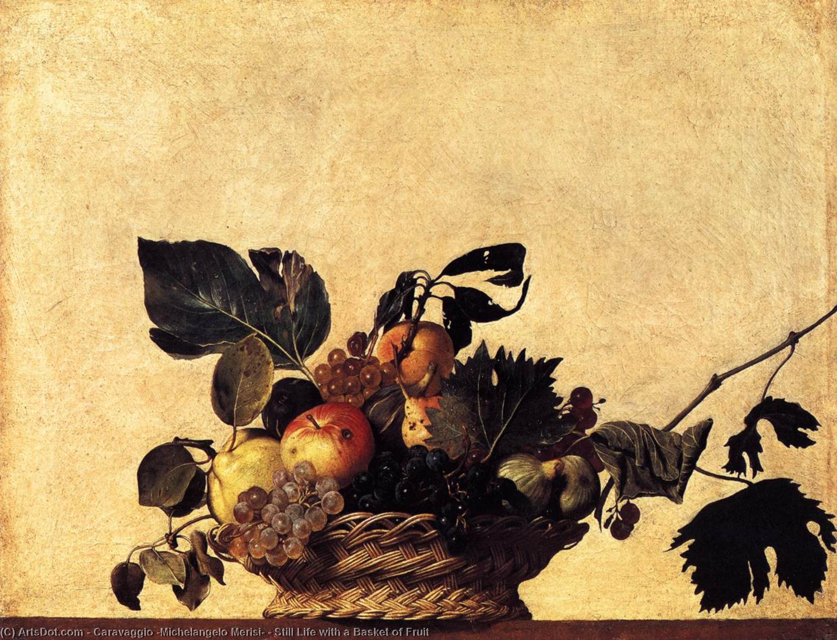 Bodegón Con Cesta De Frutas — Caravaggio