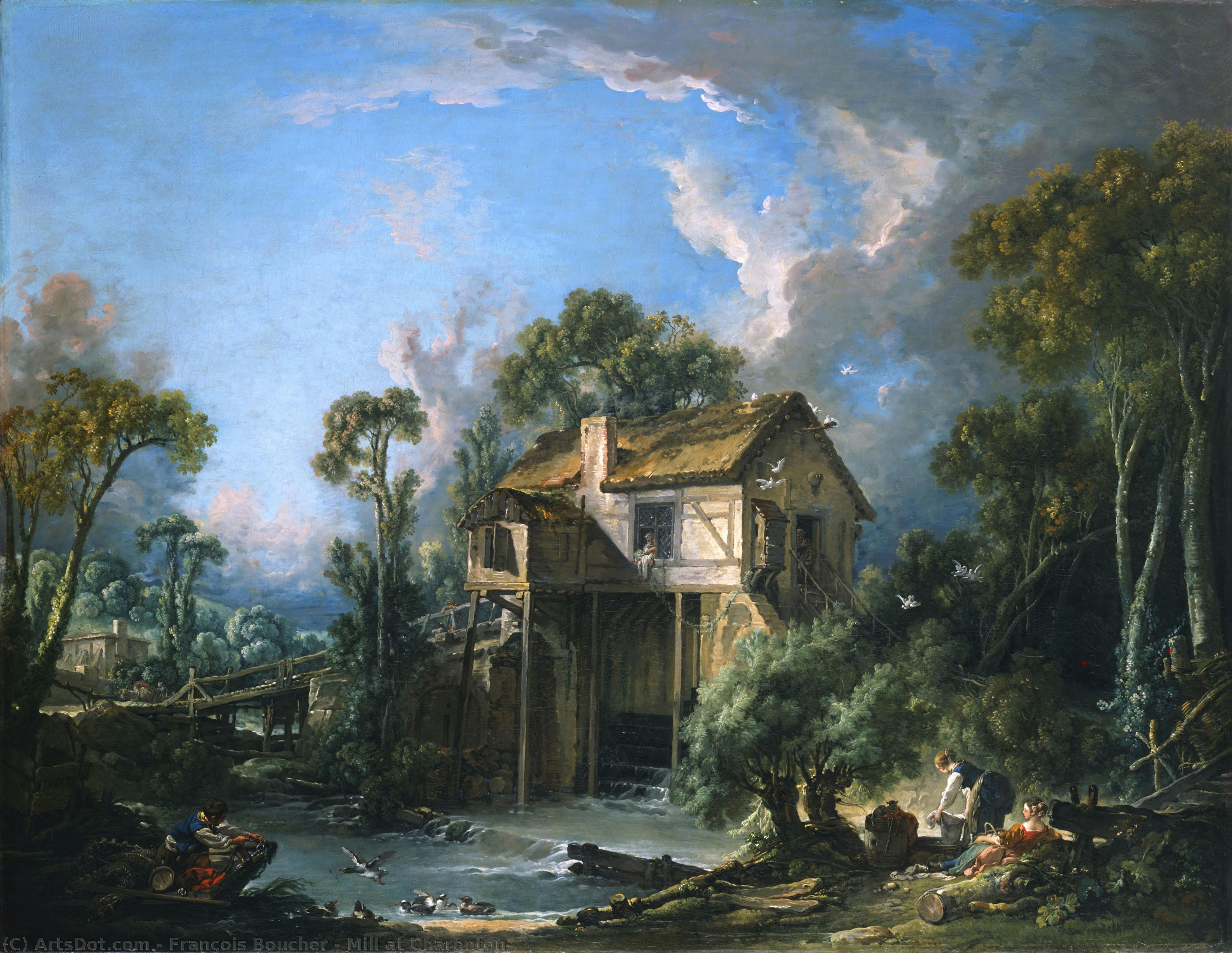 François Boucher - Mulino a Charenton