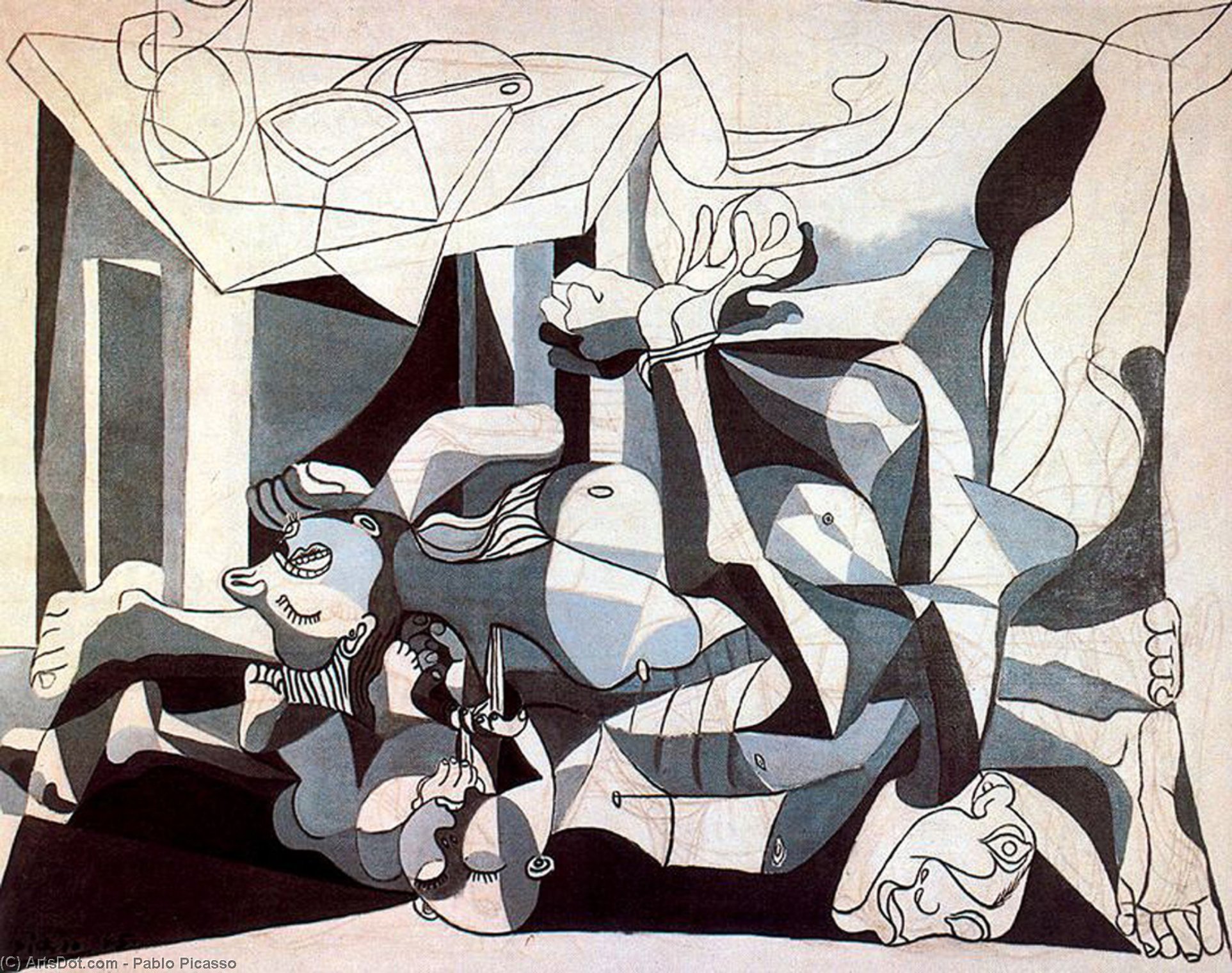 Das Massengrab — Pablo Picasso