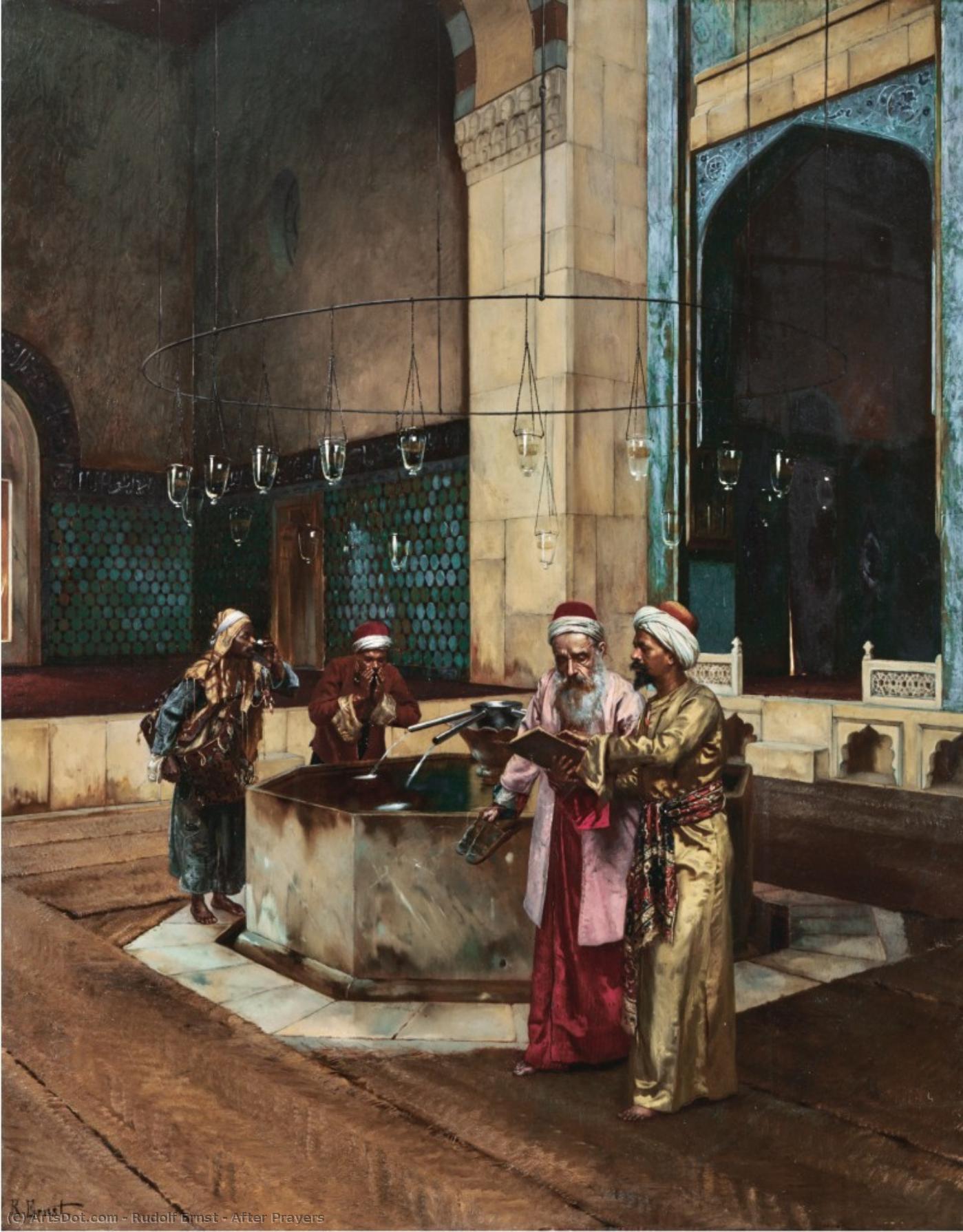After Prayers — Rudolf Ernst