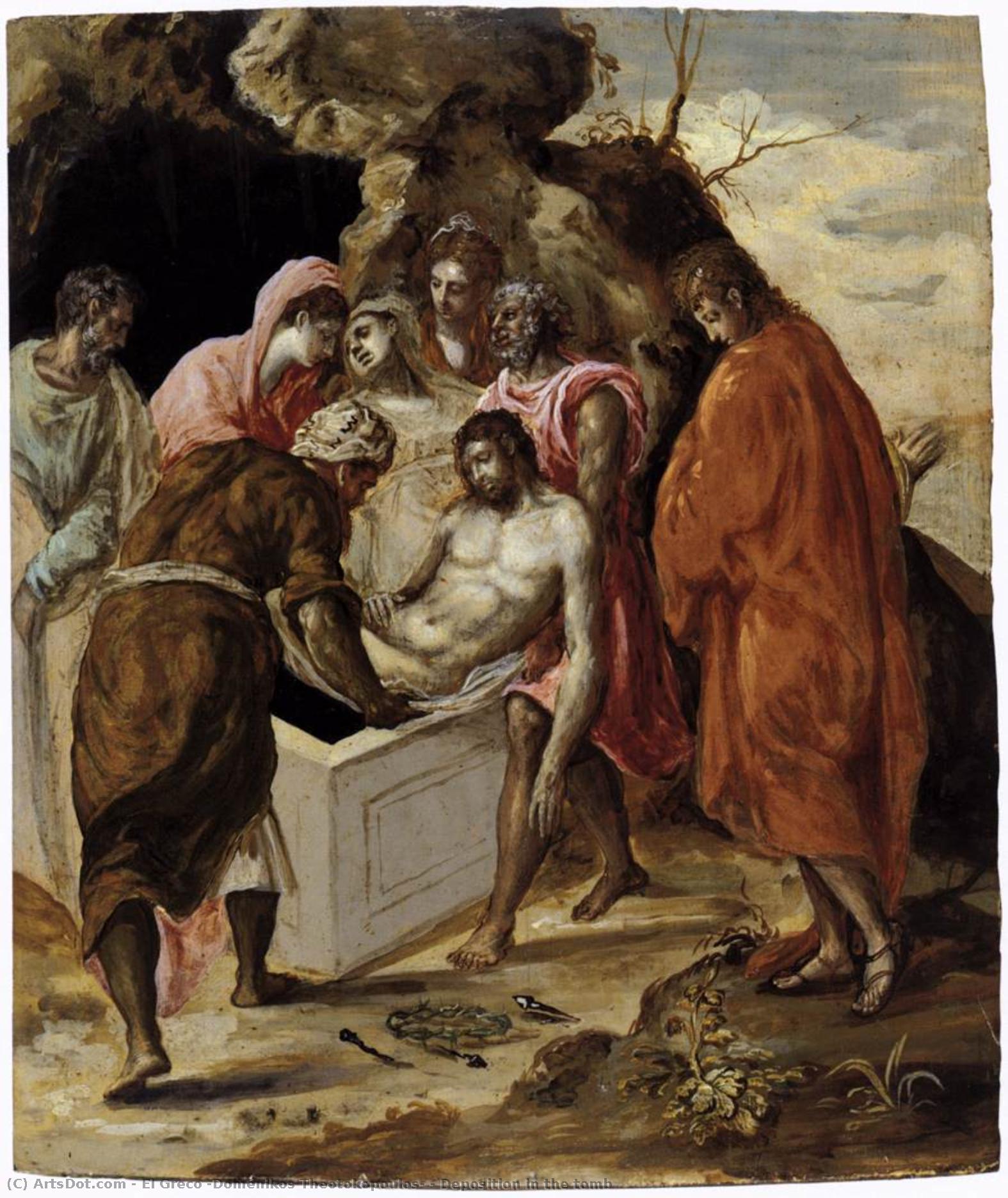 Ел Греко - Deposition in the tomb