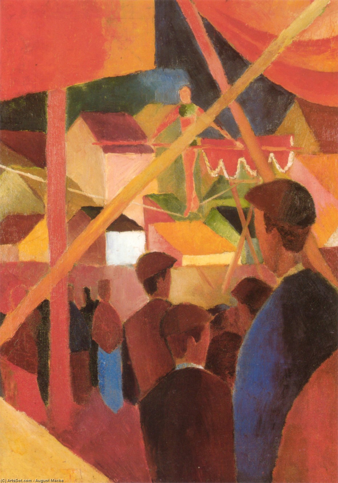 August Macke - Tightrope walker