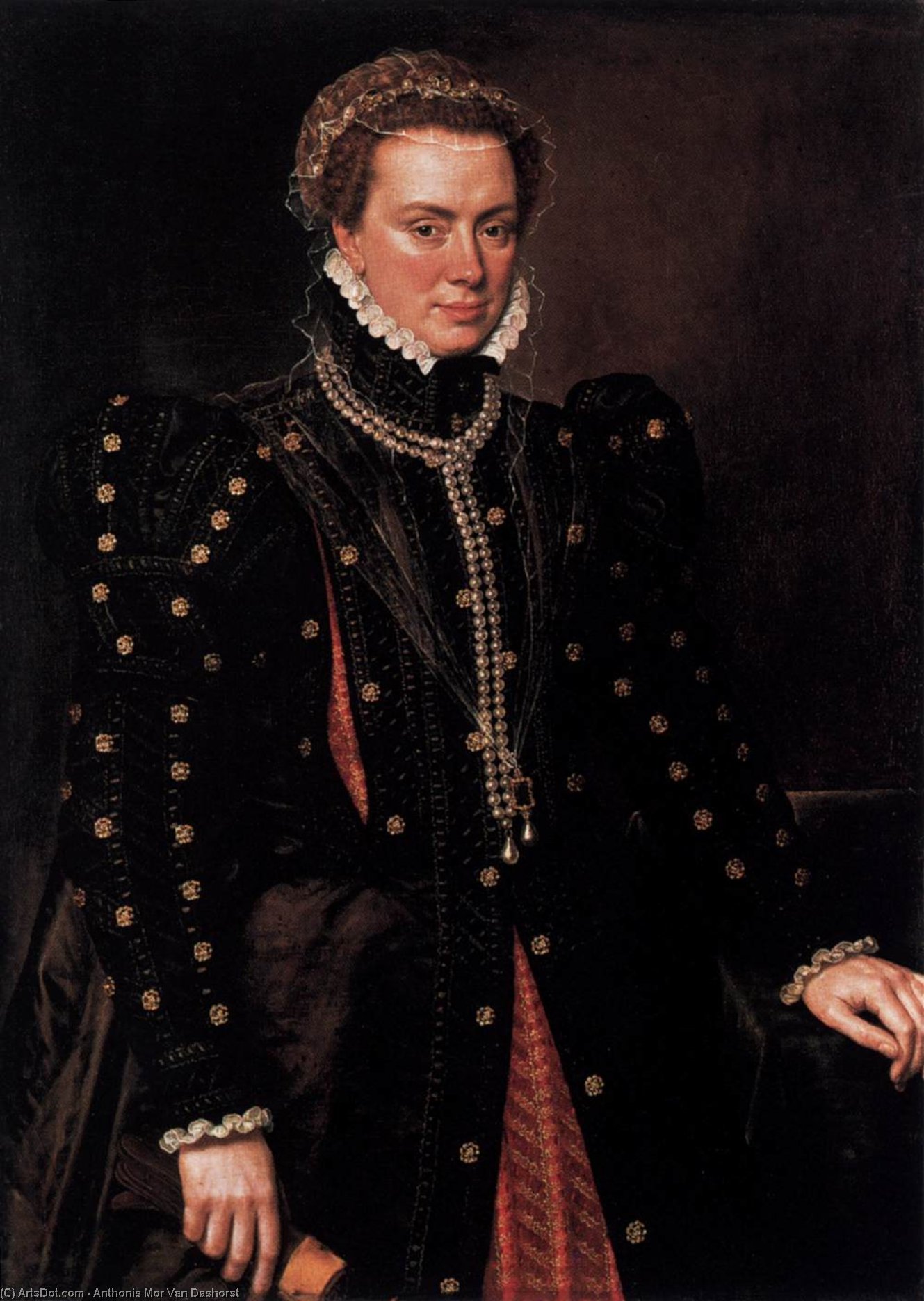 Margaret, Duchess Of Parma — Anthonis Mor Van Dashorst
