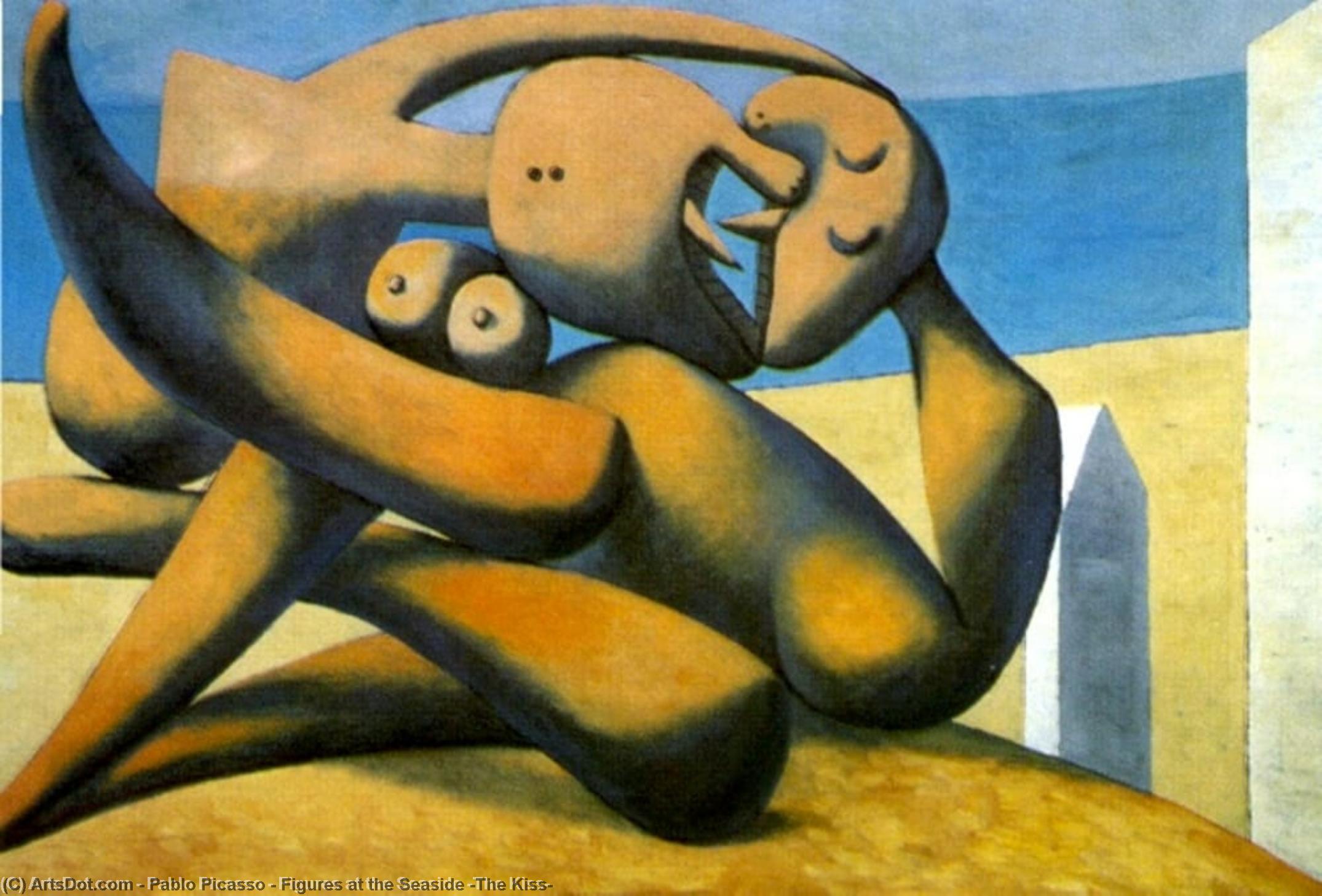 Pablo Picasso - Figure alla Spiaggia (Il Bacio)