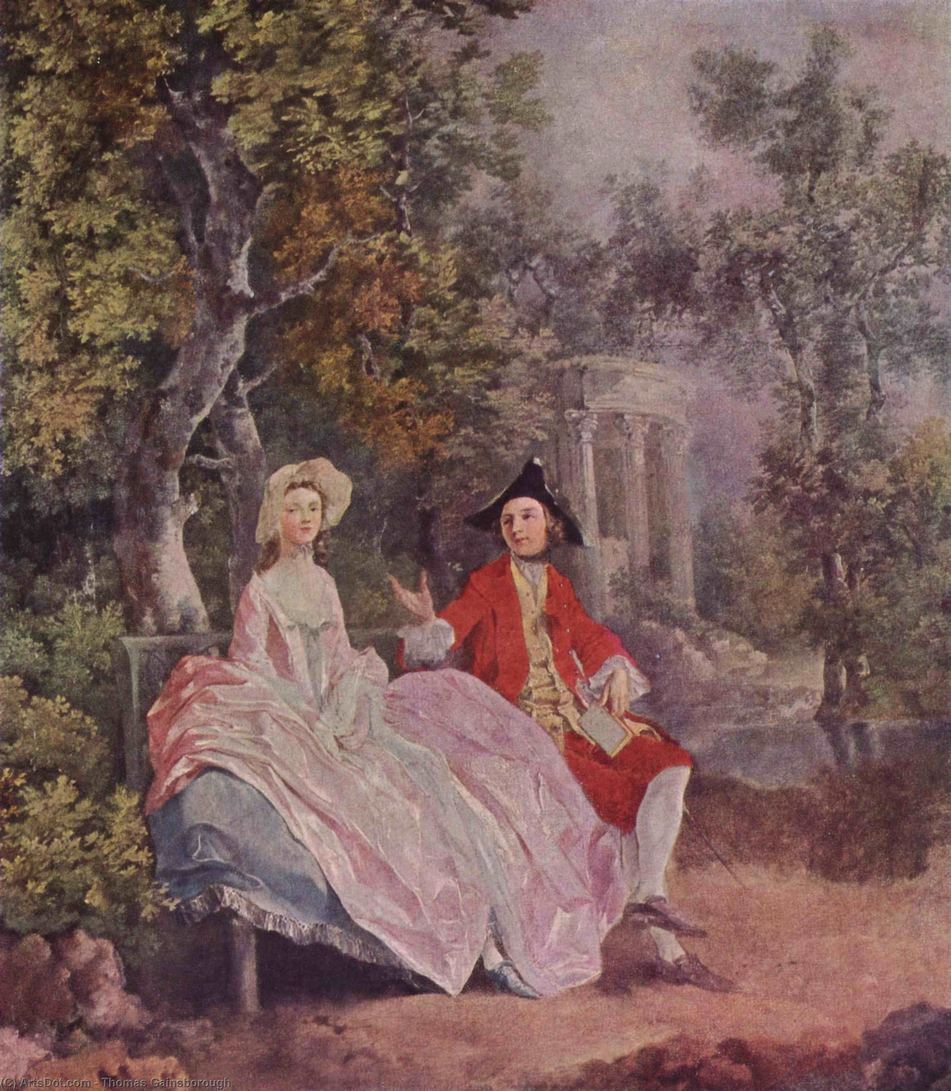 Conversation In A Park — Томас Гейнсборо