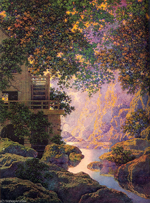 The Old Glen Mill — Maxfield Parrish