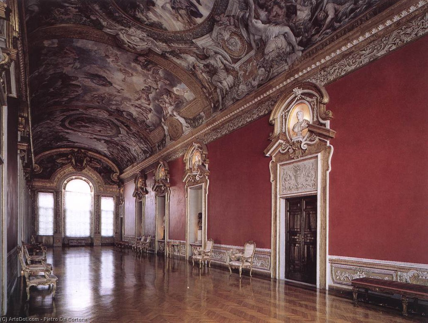 View Of The Galleria Pamphilj — Pietro Da Cortona