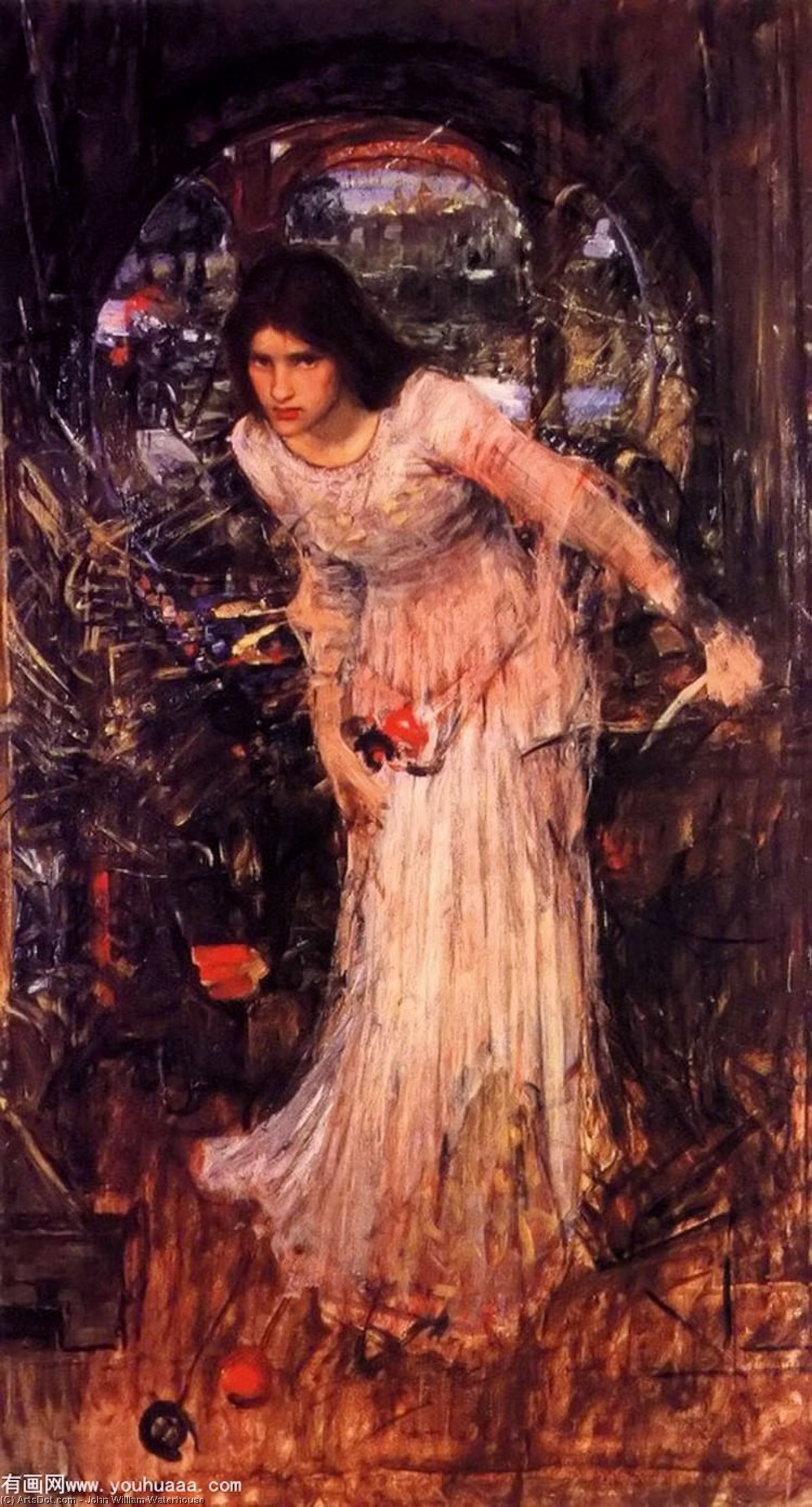 Explore John William Waterhouse’s ‘lady Of Shalott Study.’ A Pre-raphaelite Masterpiece Brimming With Detail & Tragic Romance. Own A Piece Of Art History – Exquisite Beauty Awaits! The Lady Of Shalott Study Artworks_database /en/art/john-william-waterh — John William Waterhouse