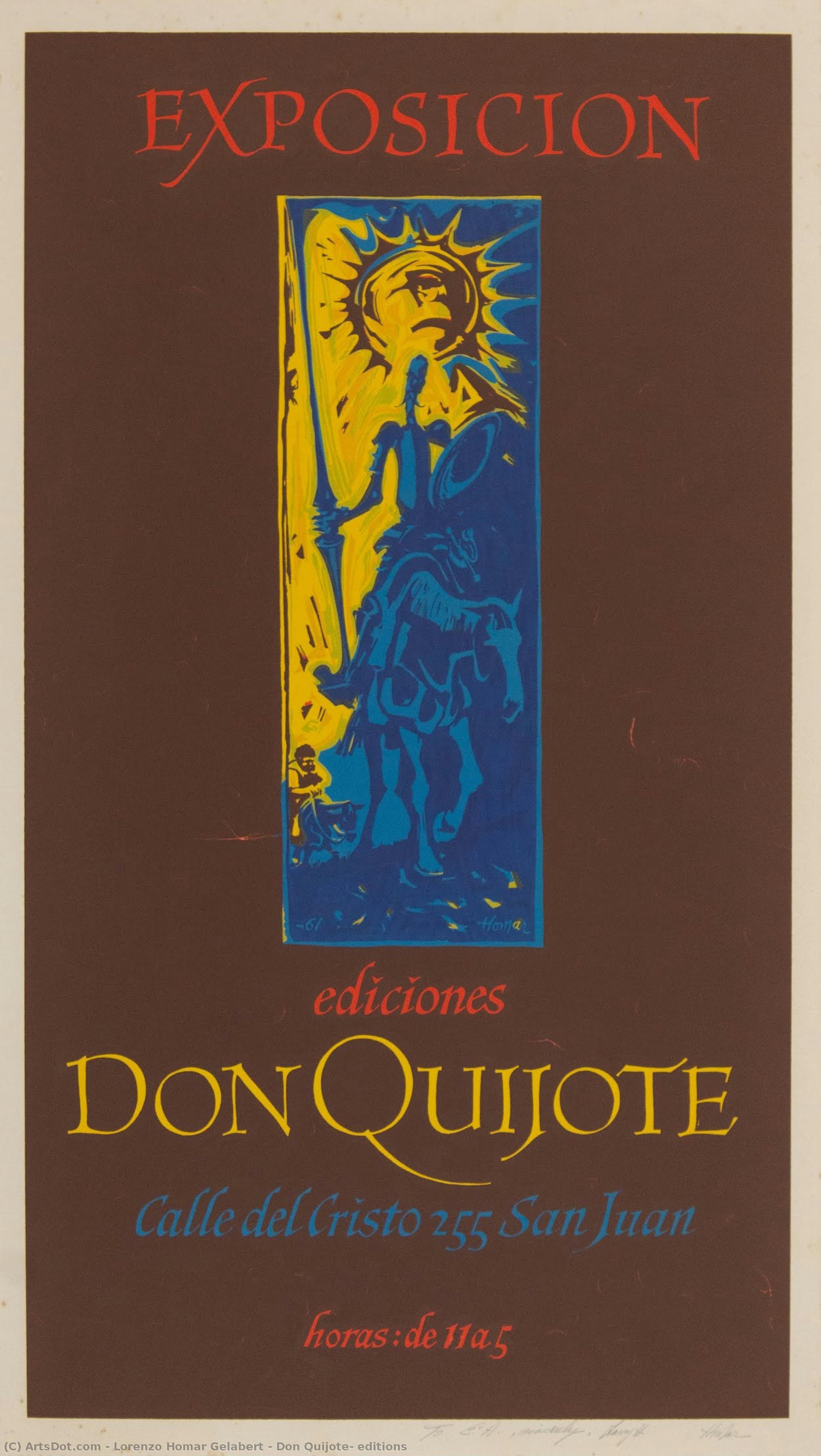 Don Quijote, Editions — Lorenzo Homar Gelabert