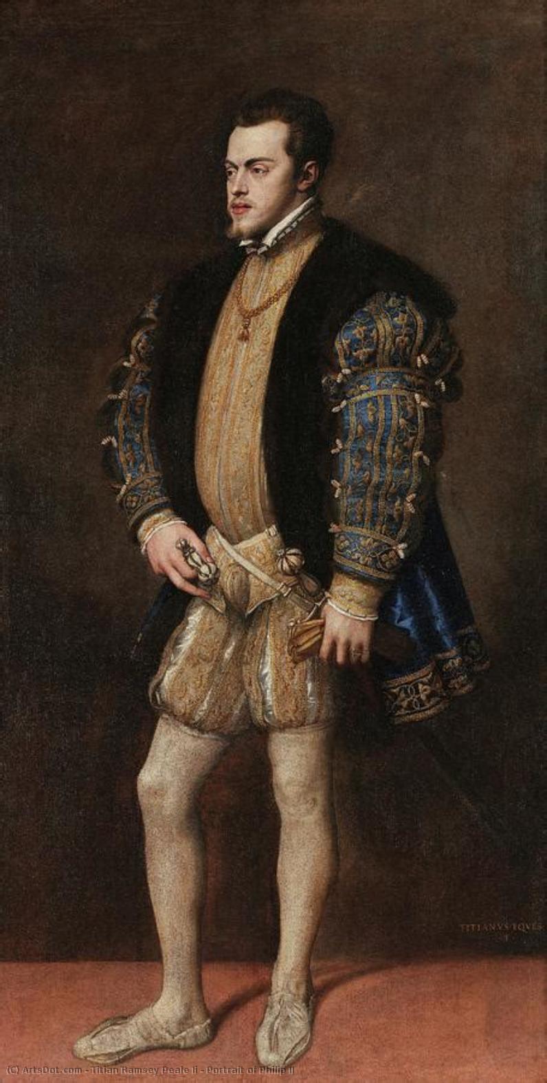 Portrait De Philippe Ii — Titian Ramsay Peale Ii