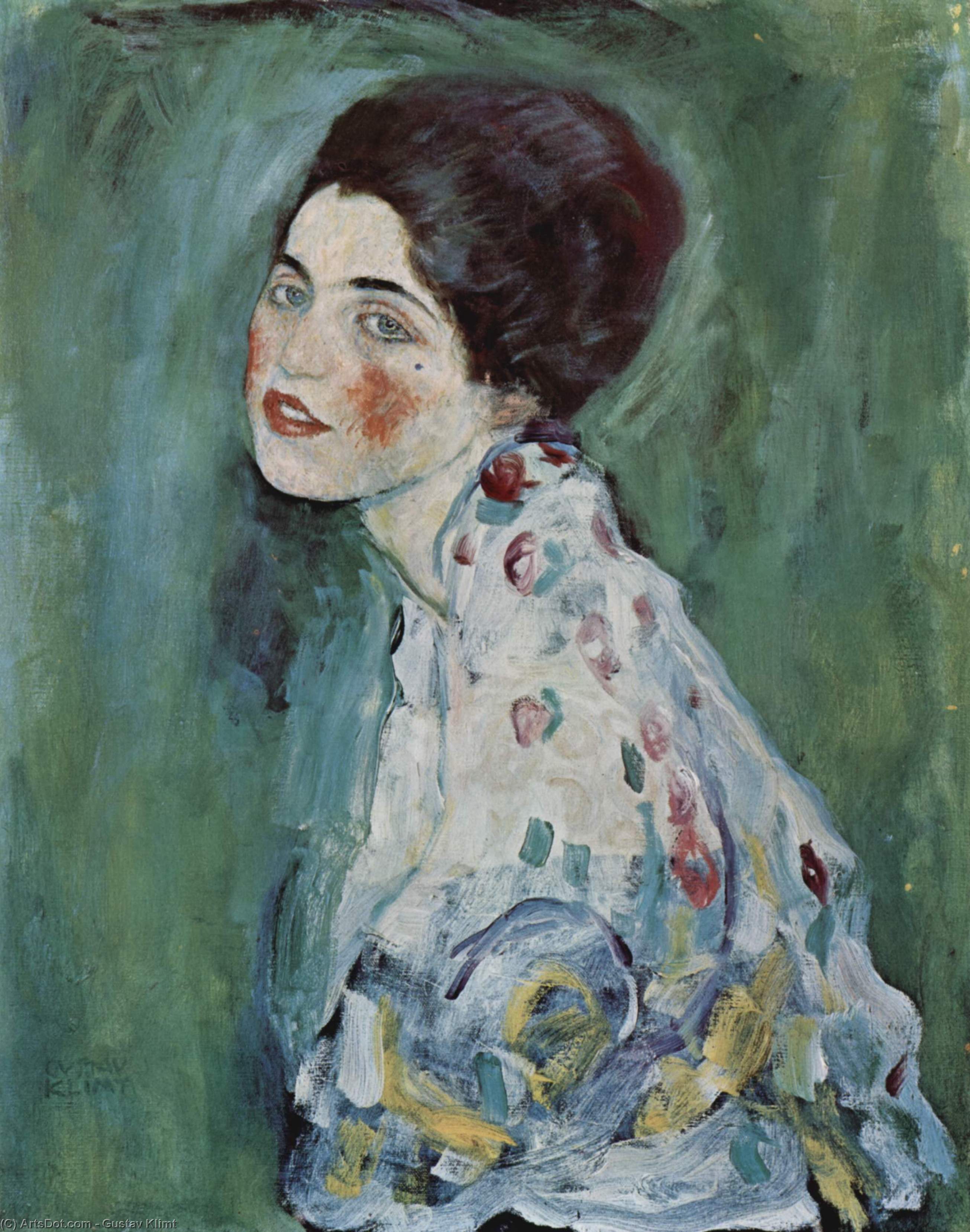 Título Traducido: Retrato De Una Dama — Gustav Klimt