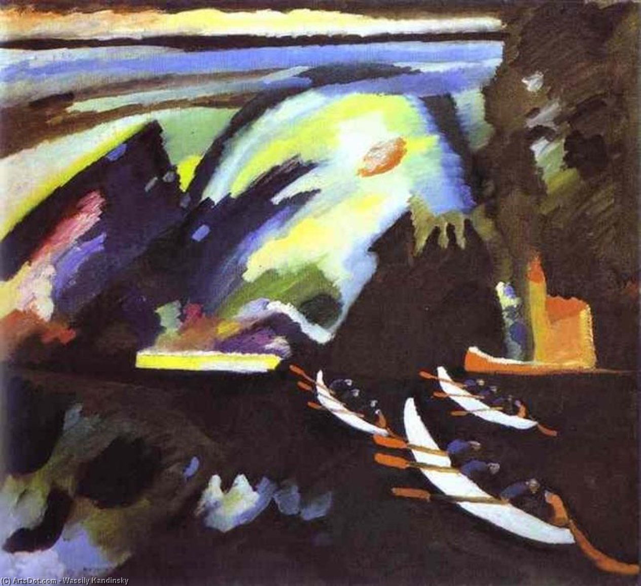 Wassily Wassilyevich Kandinsky - Boat Trip