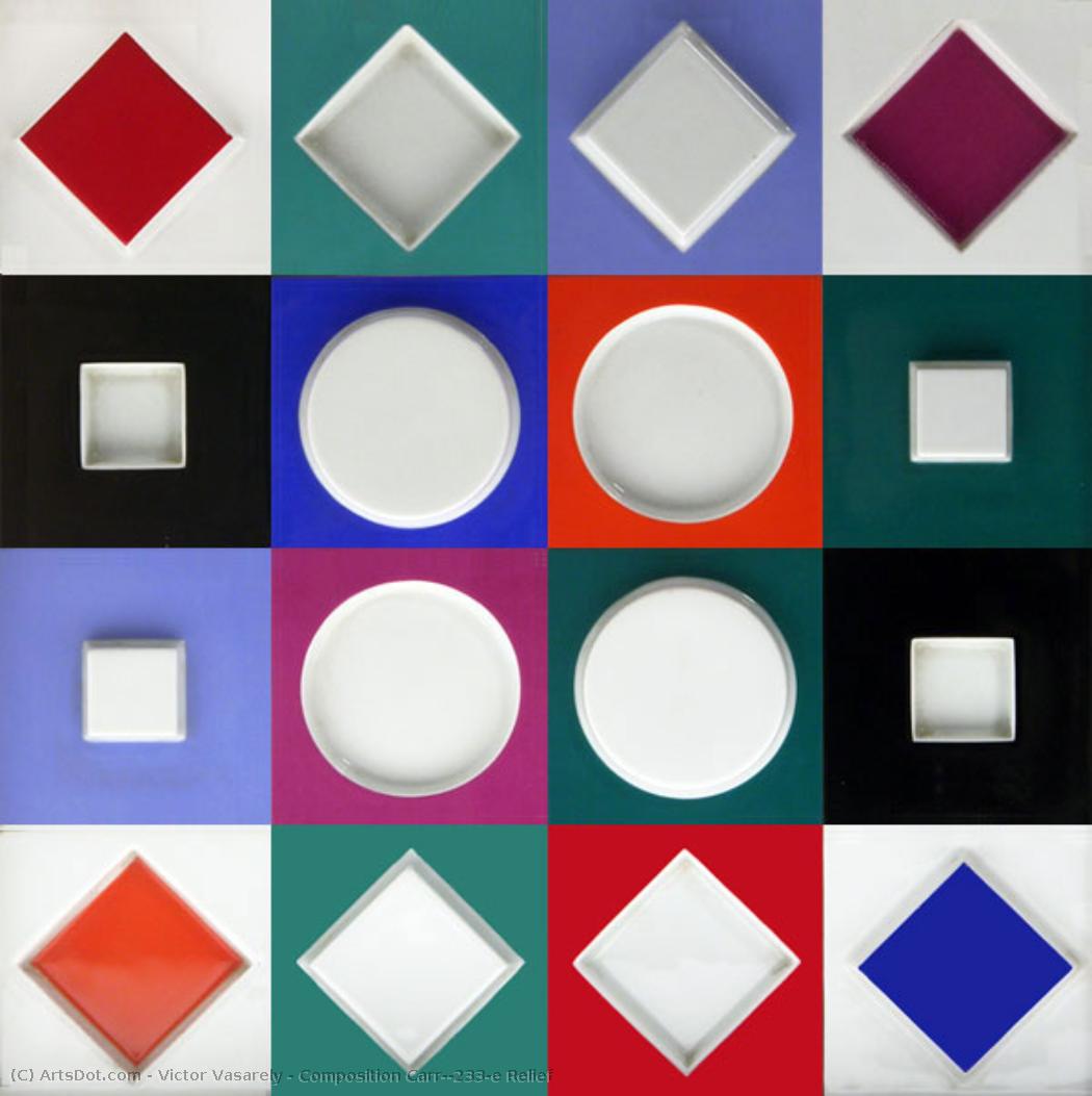 Composition Carrée Relief — Victor Vasarely