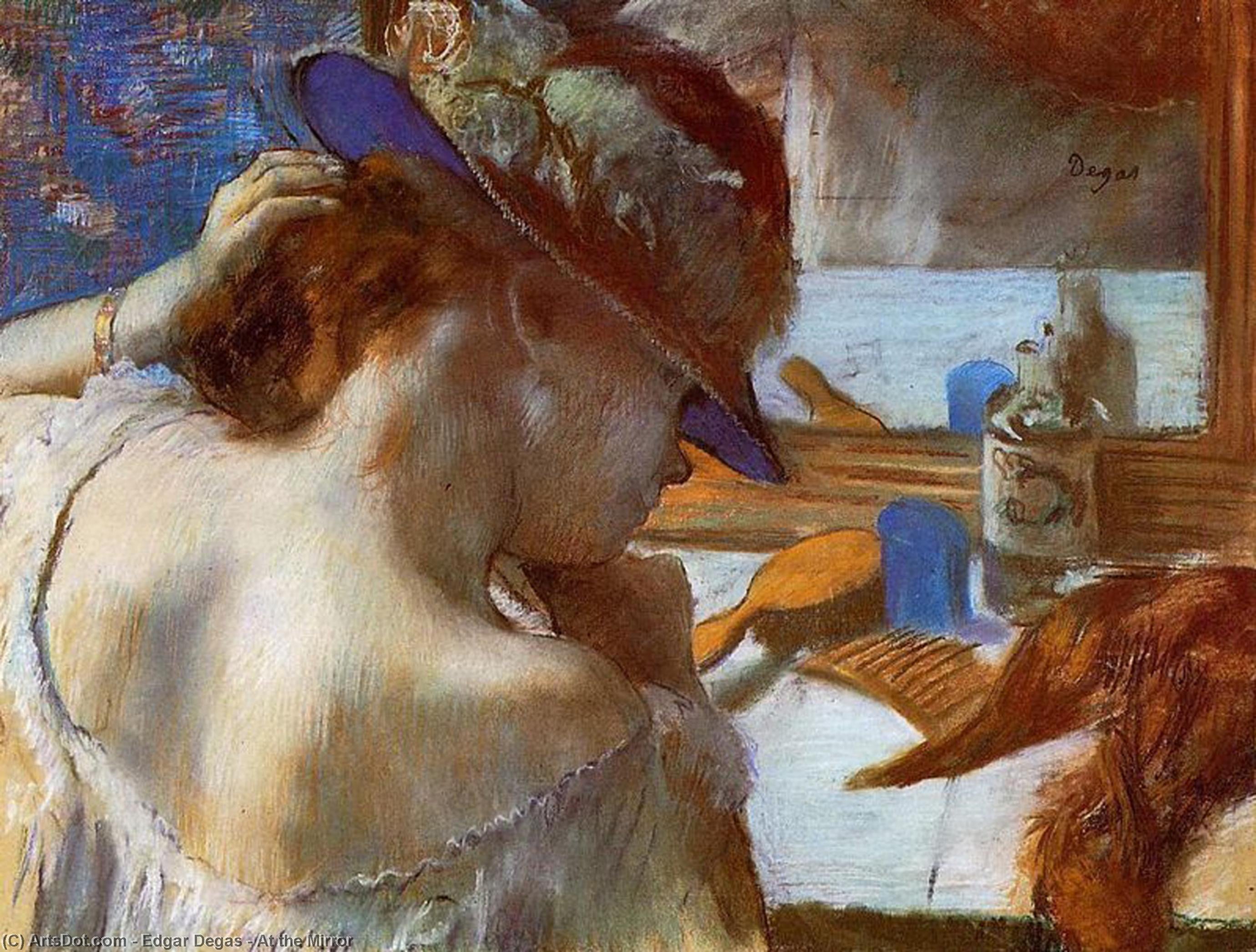 Davanti Allo Specchio — Hilaire-germain-edgar Degas