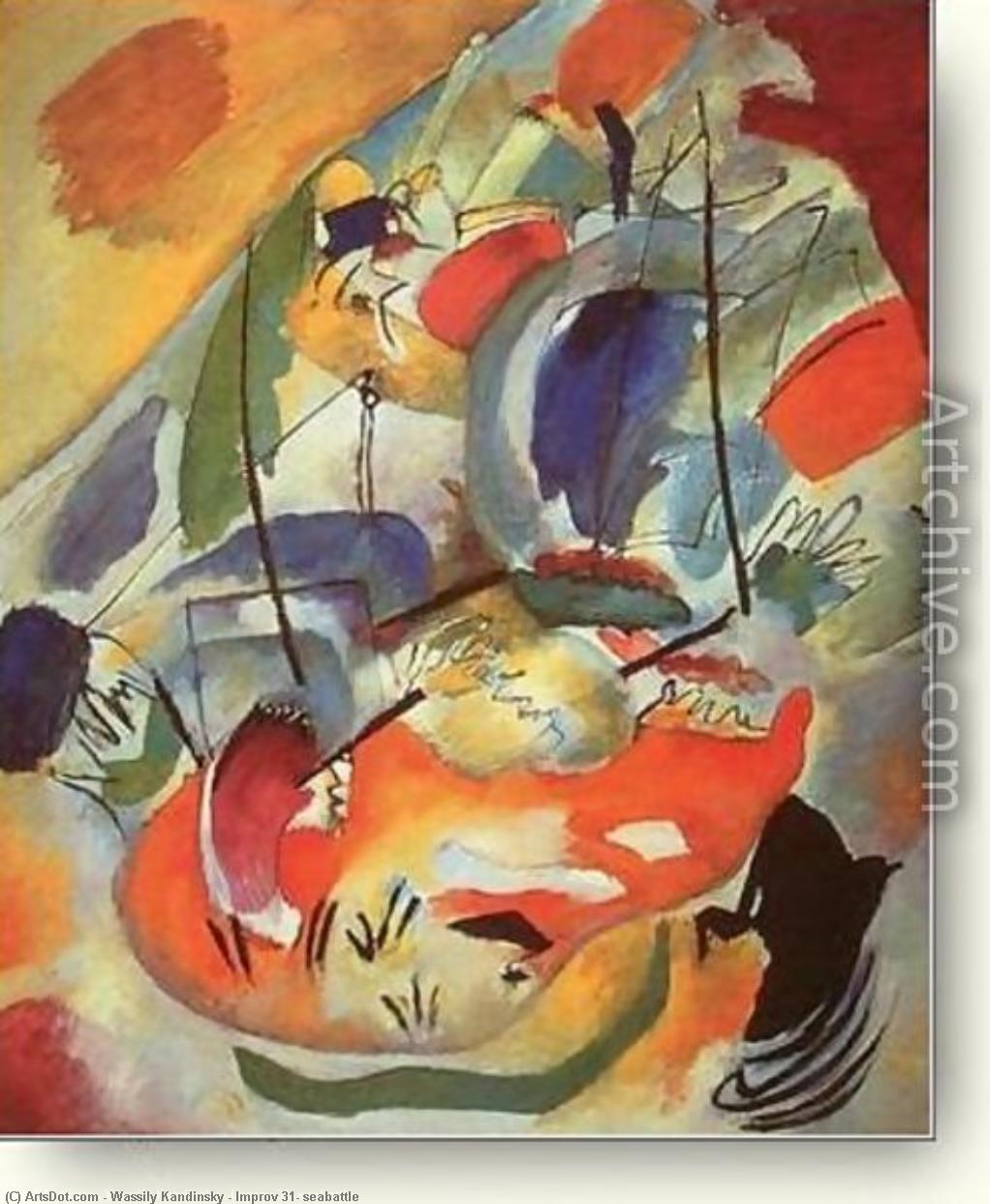 Improvisation 31 (sea Battle) — Wassily Wassilyevich Kandinsky