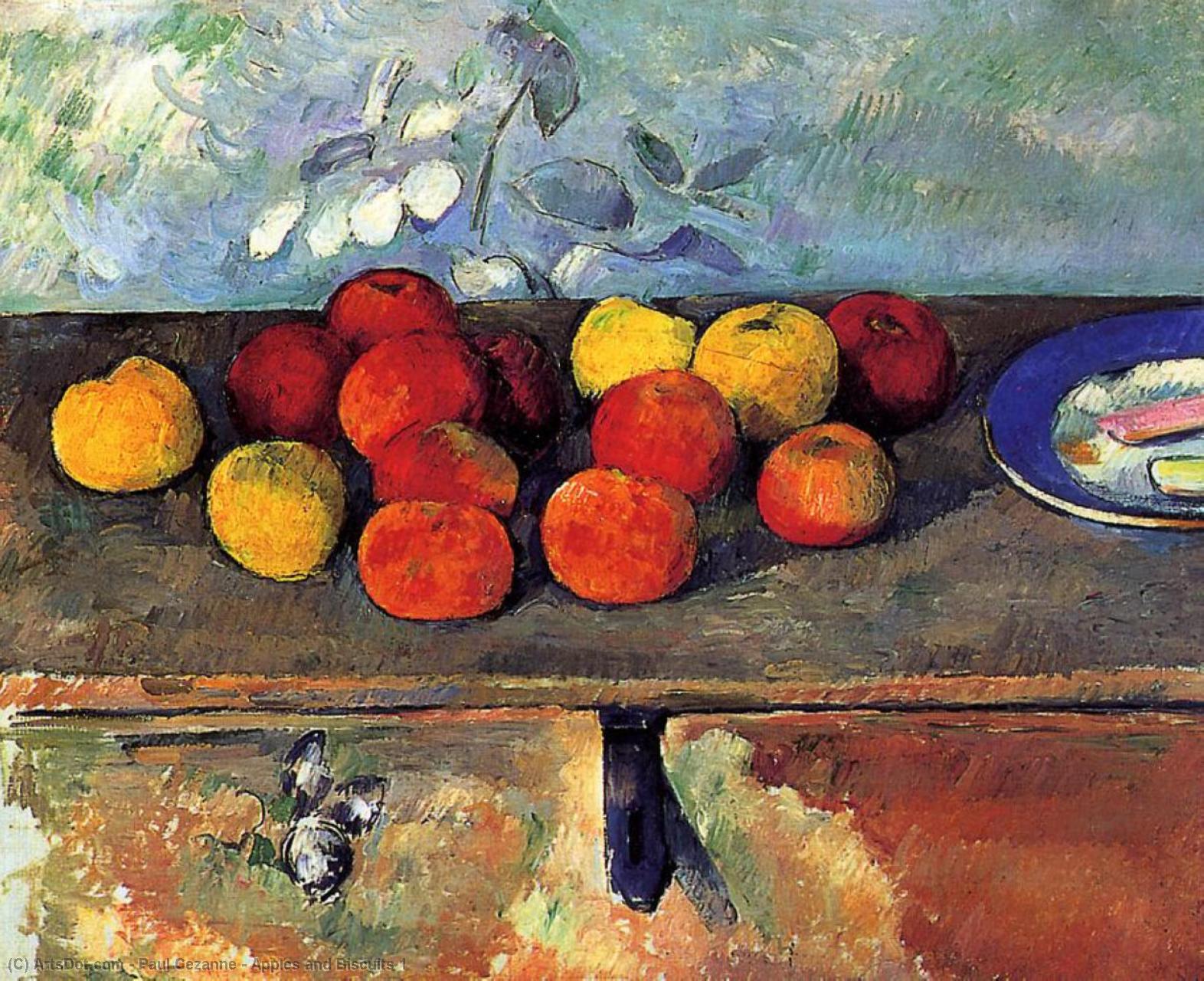 Paul Cézanne - Apples e Biscotti