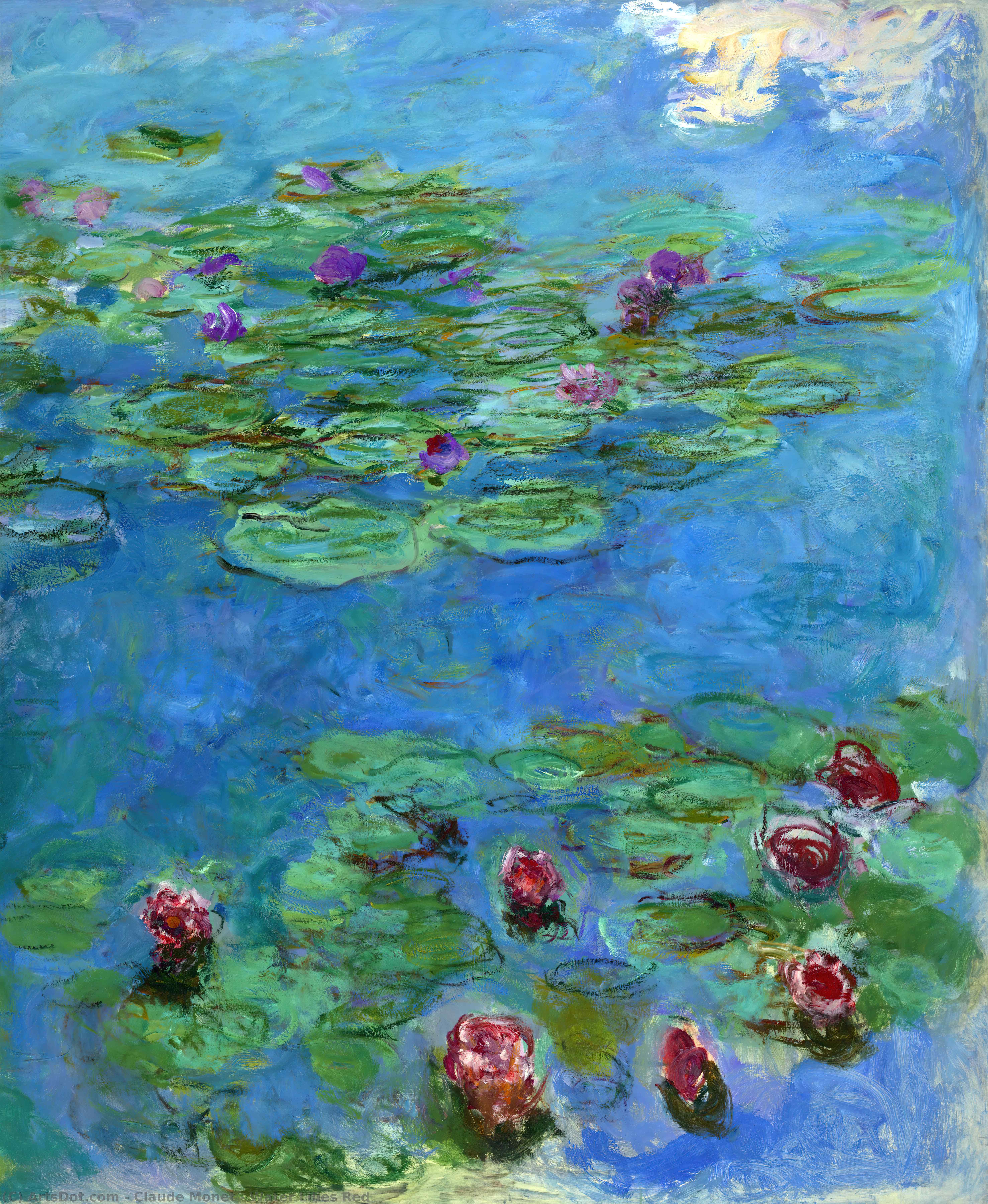 Ninfee Rosse — Claude Monet