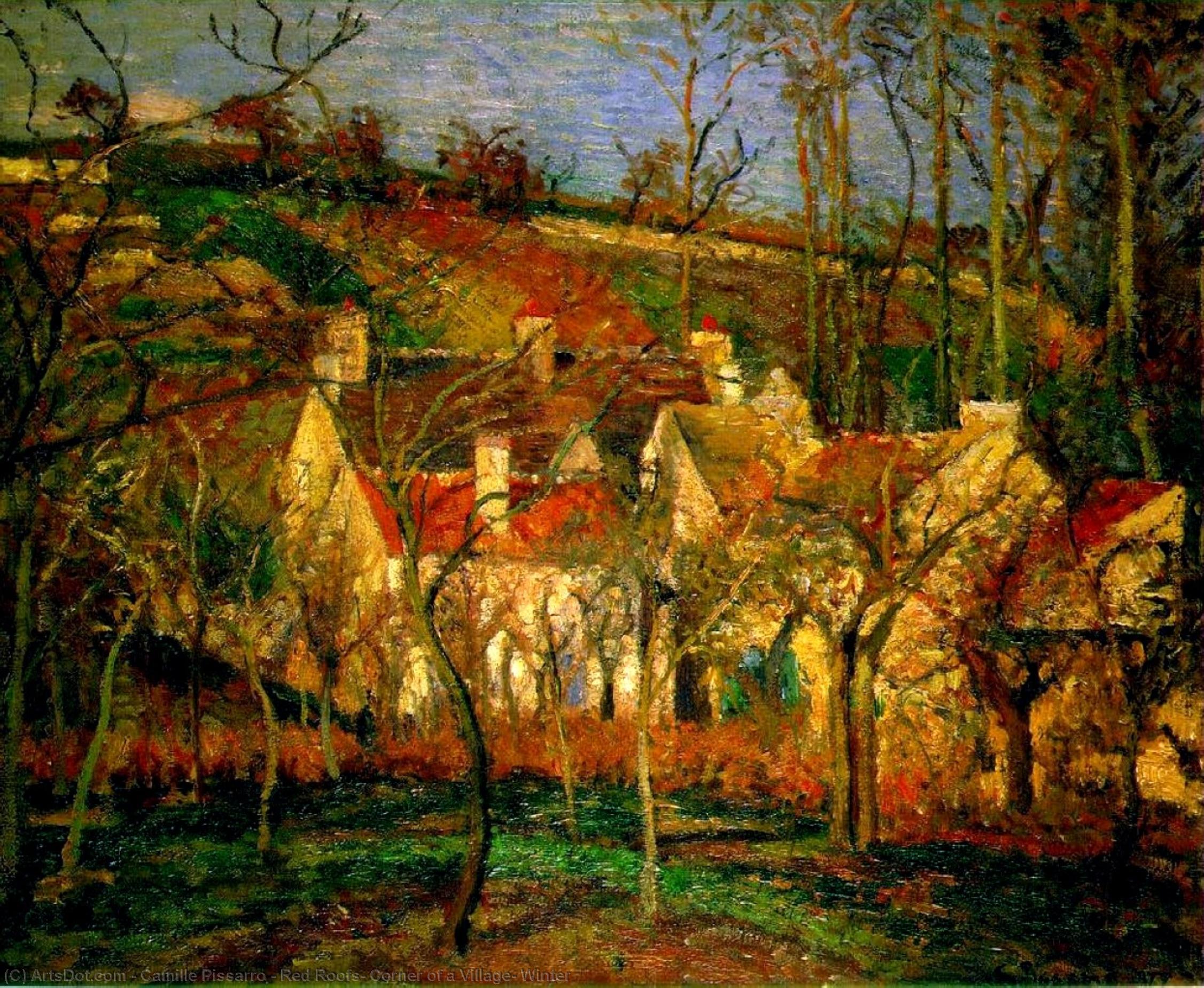 Red Roofs, Corner of a Village, Winter

लाल छतें, एक गाँव का कोना, सर्दी