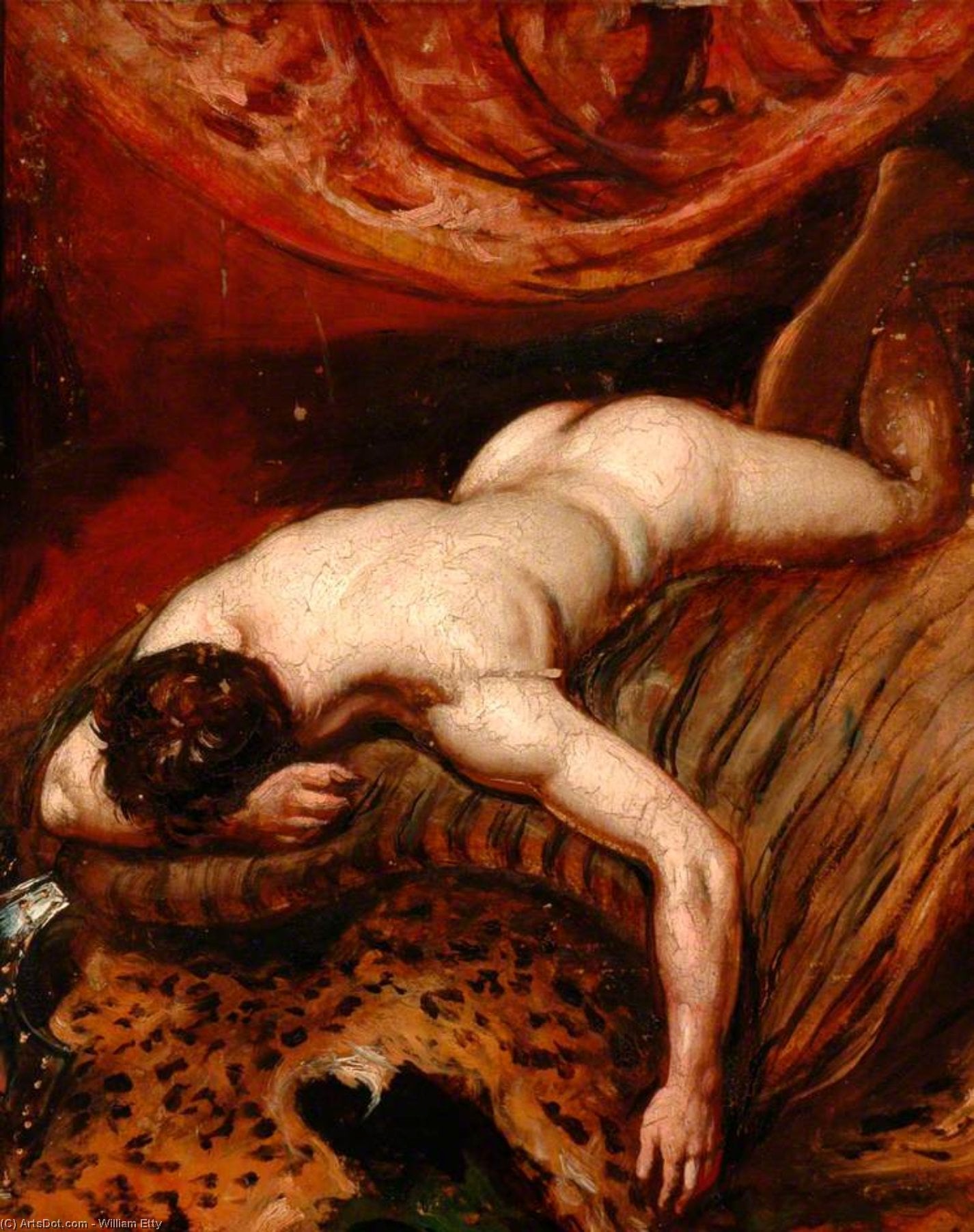 Man Lying Face Down — Viljamas Ety