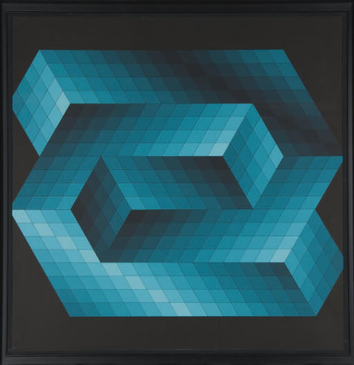 Composition Verte — Victor Vasarely