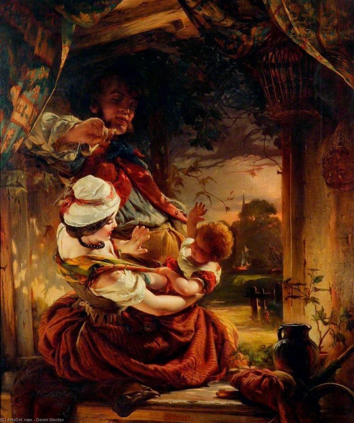 Cottage Group — Daniel Maclise
