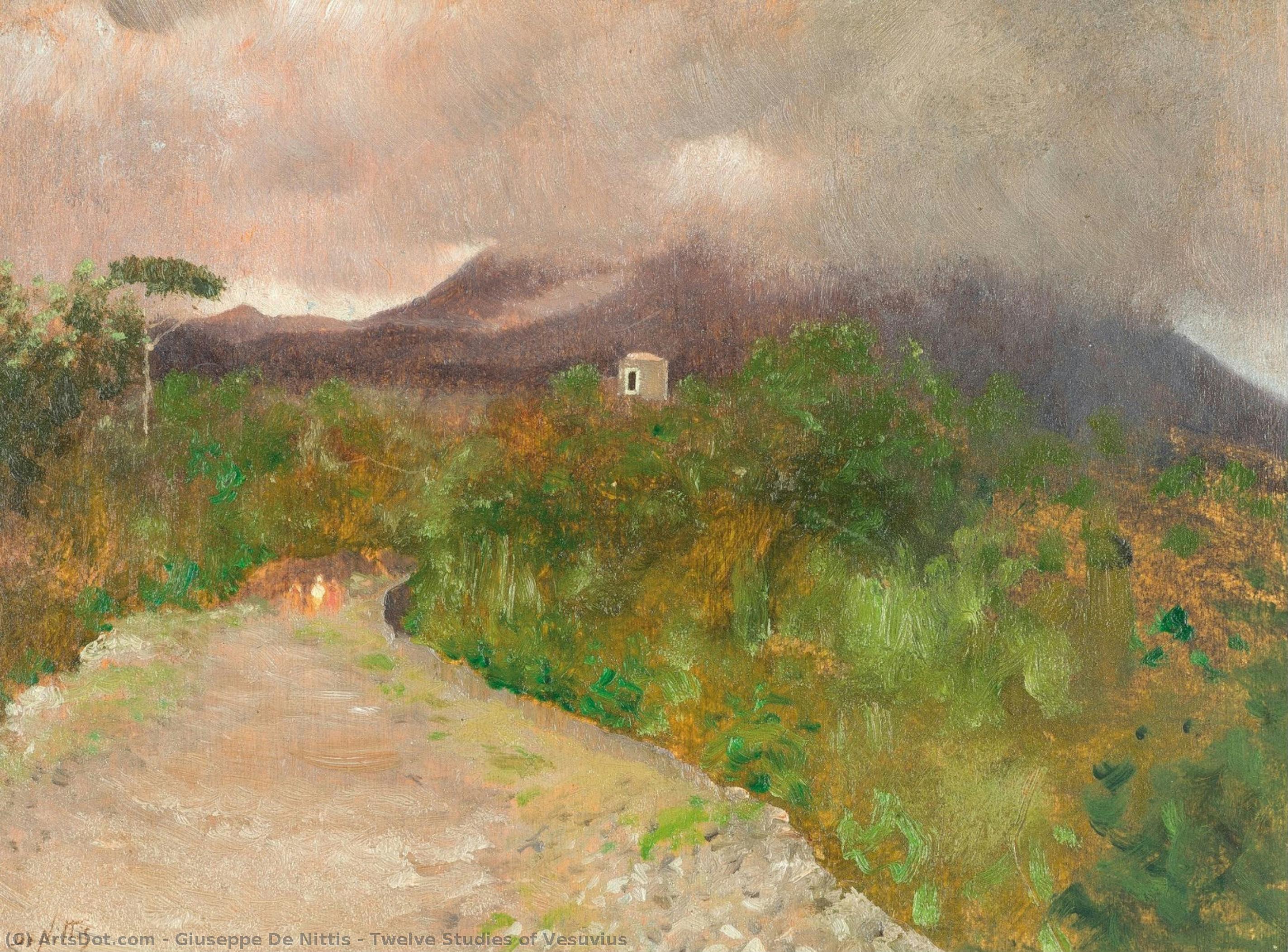 Dodici Studi Del Vesuvio — Giuseppe De Nittis