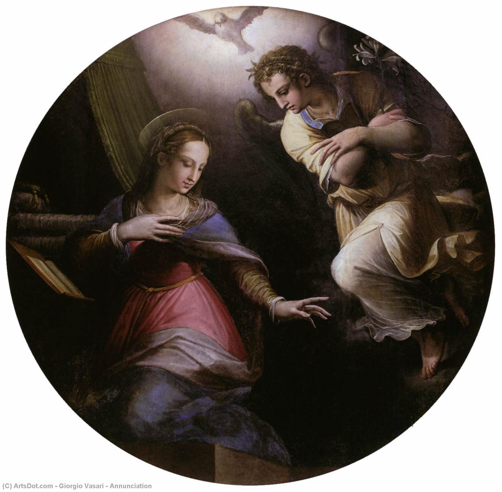 乔尔乔·瓦萨里 (Qiá'Ěrjiào Wǎsàlǐ) - Annunciation
