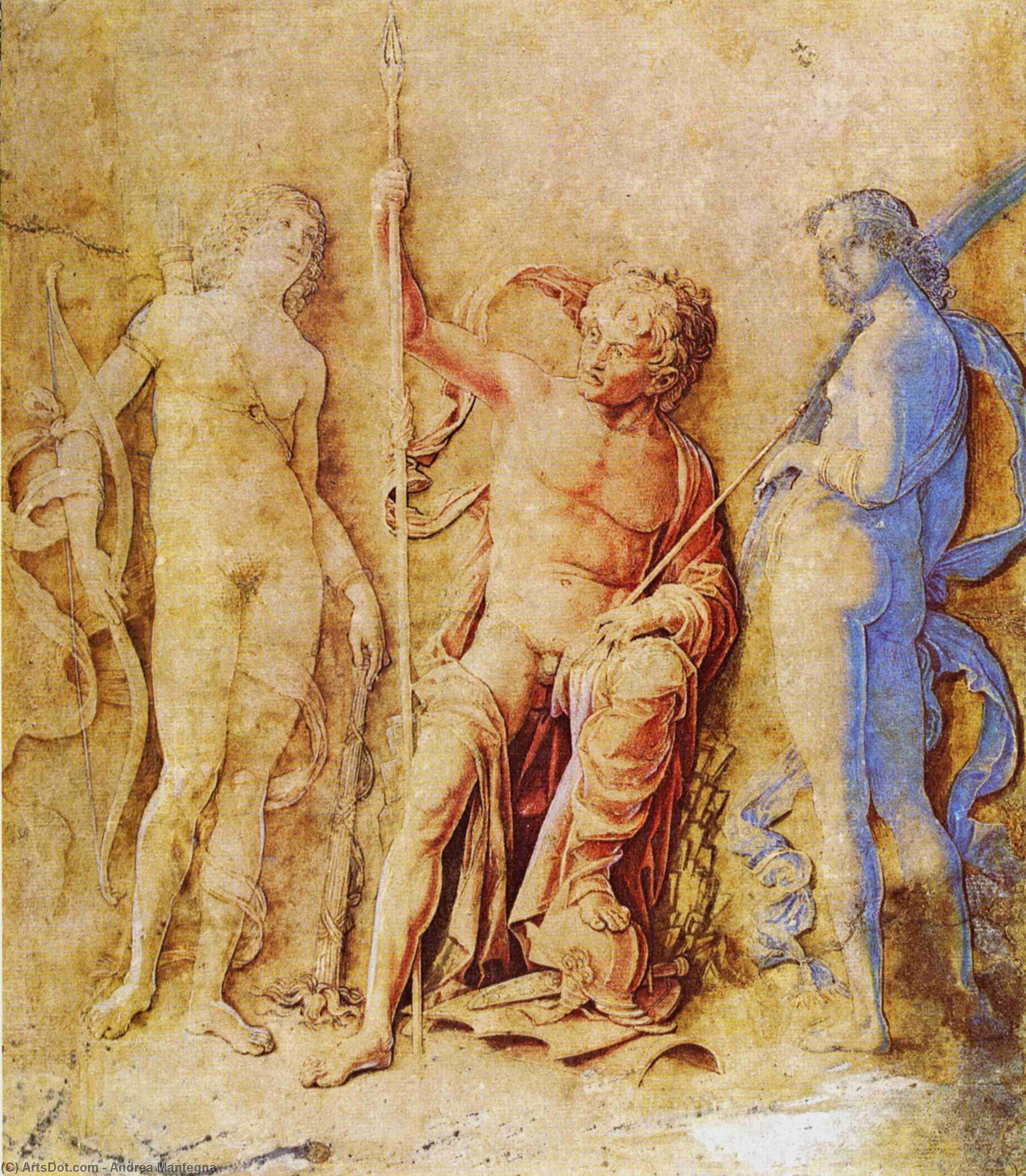 Andrea Mantegna - Mars, Venus, and Diana