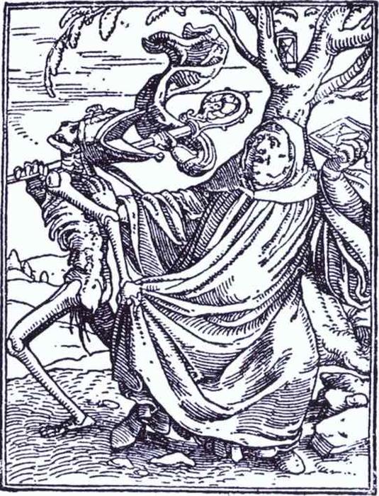 Smrt A Opatrón — Hans Holbein Ml.