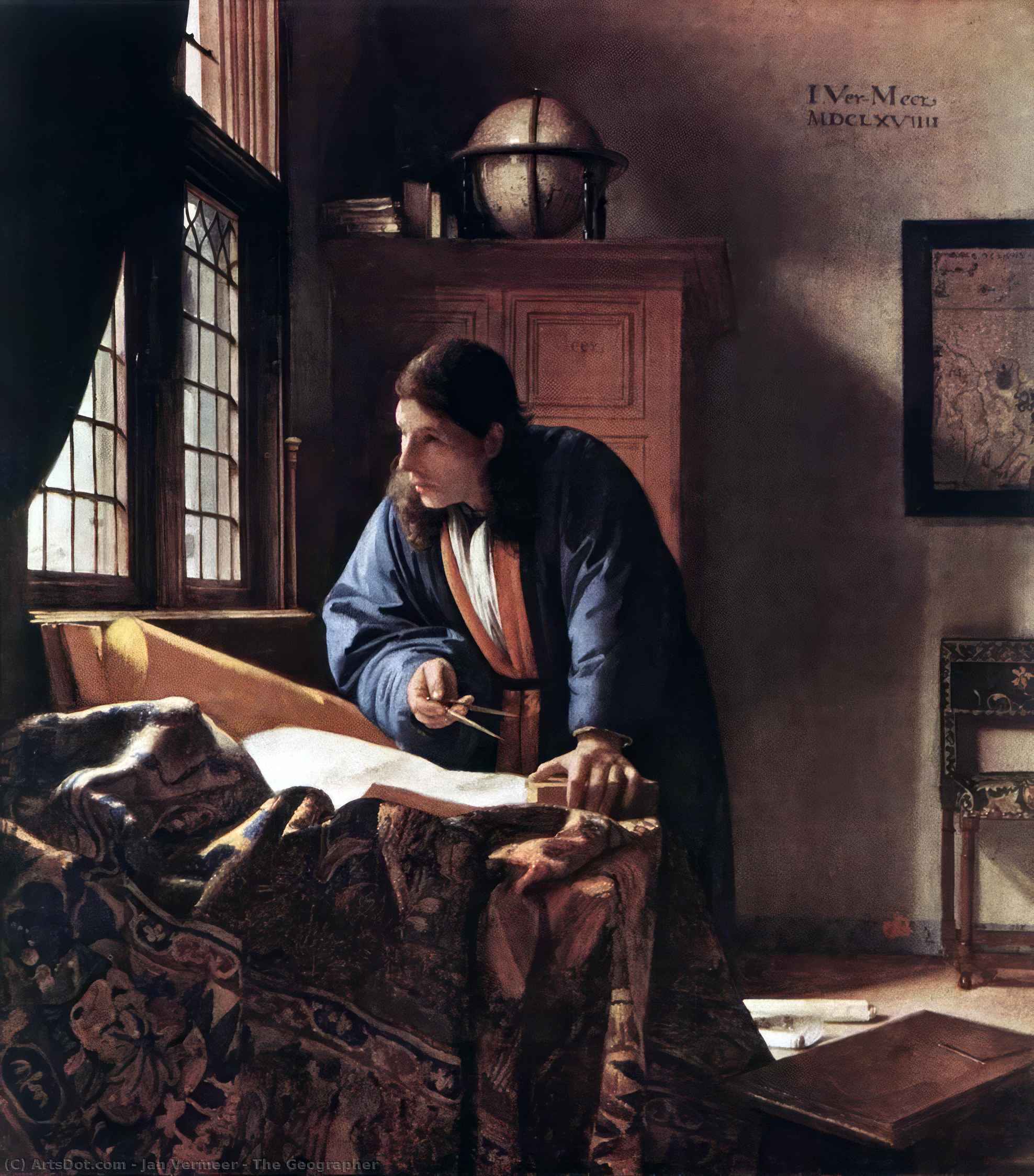 Le Géographe — Johannes Vermeer