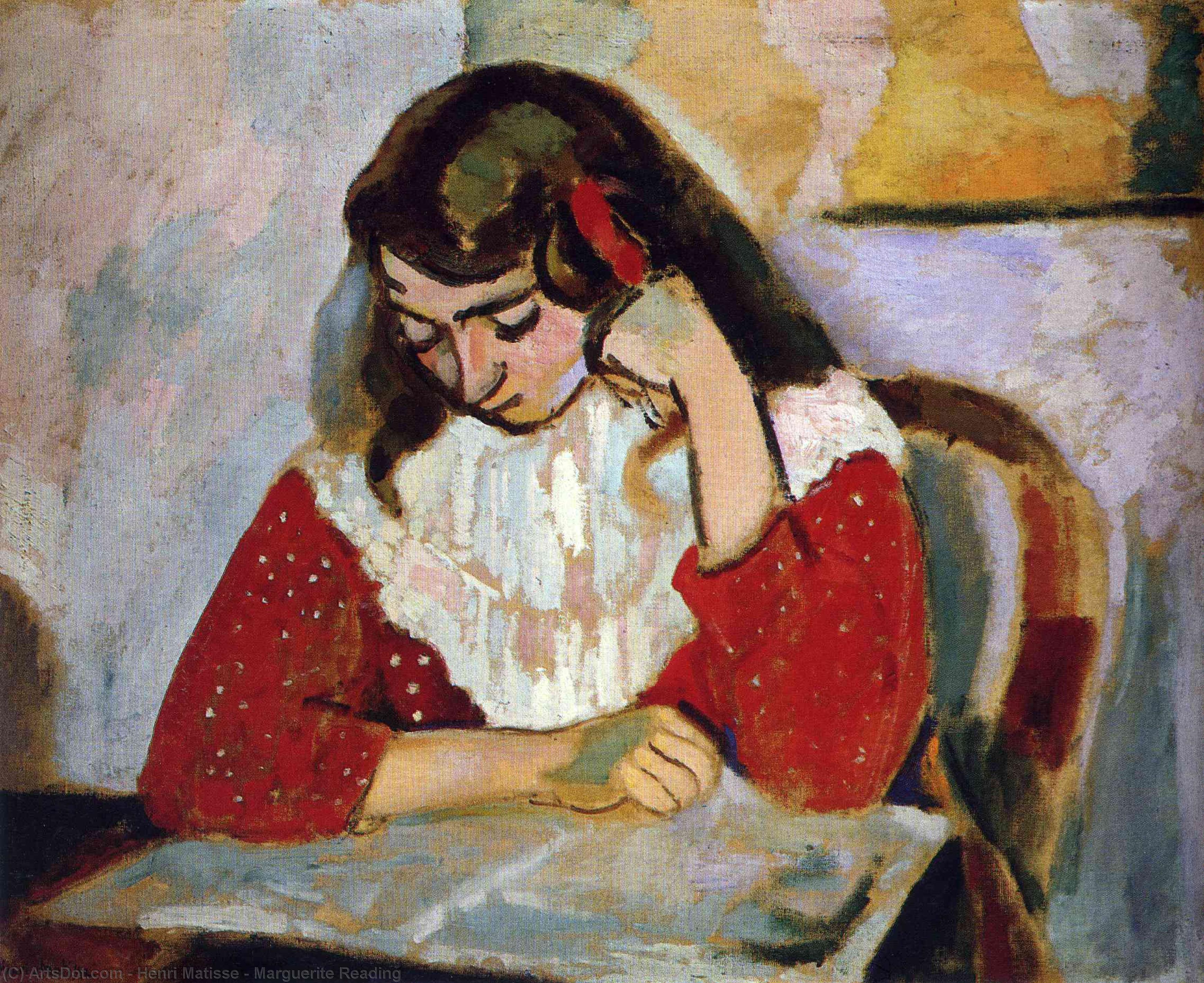 Henri Matisse - Marguerite liest
