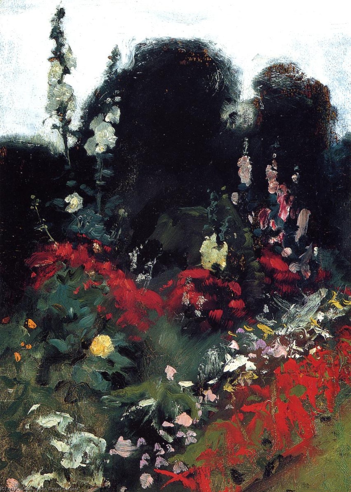 John Singer Sargent - Ecke eines Gartens