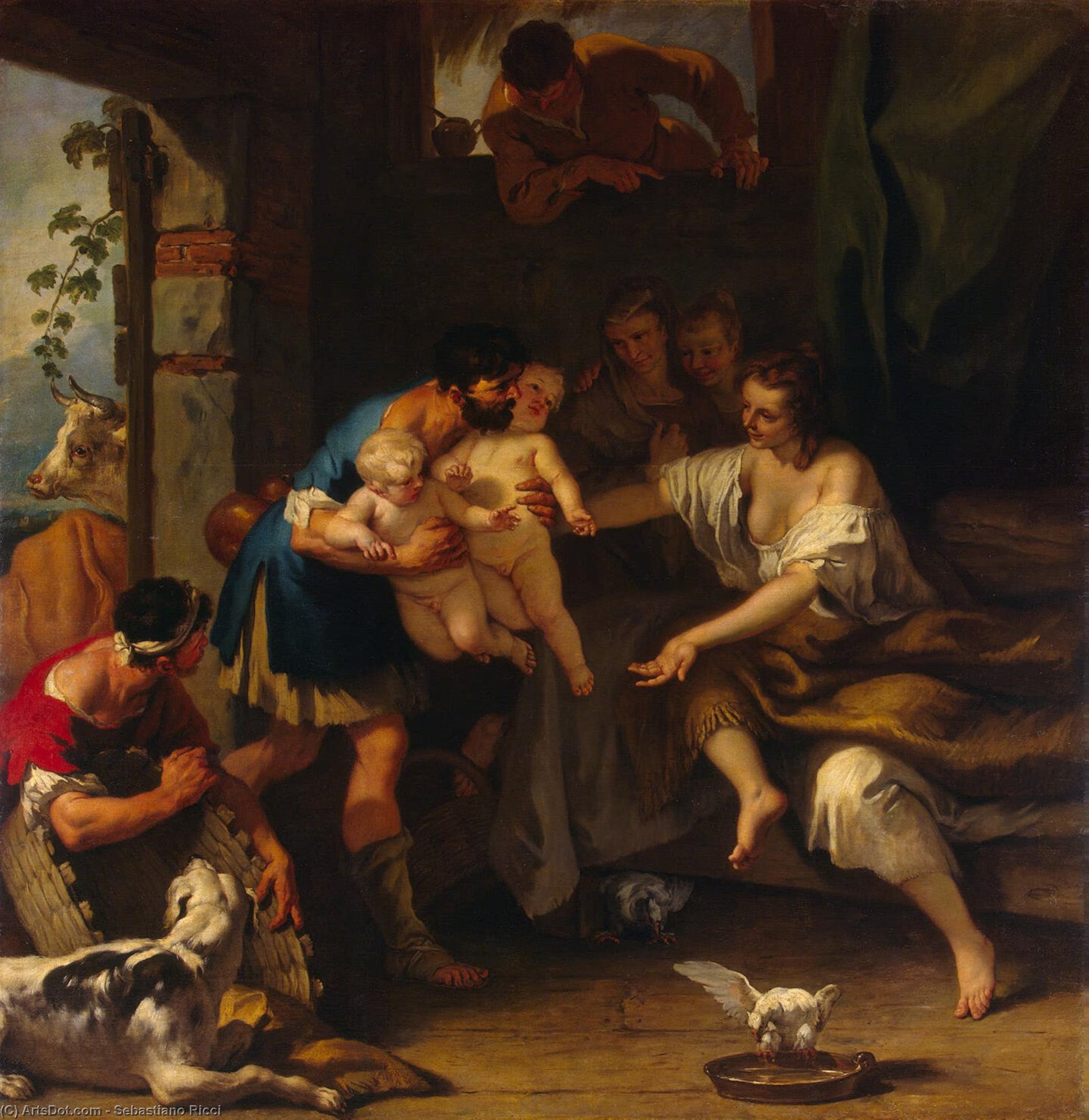 L'enfance De Romulus Et Remus — Sebastiano Ricci