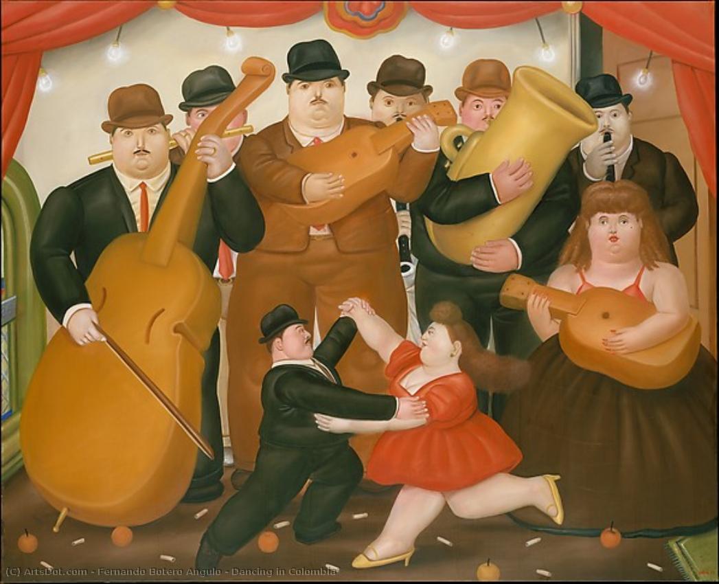 Dansante En Colombie — Fernando Botero