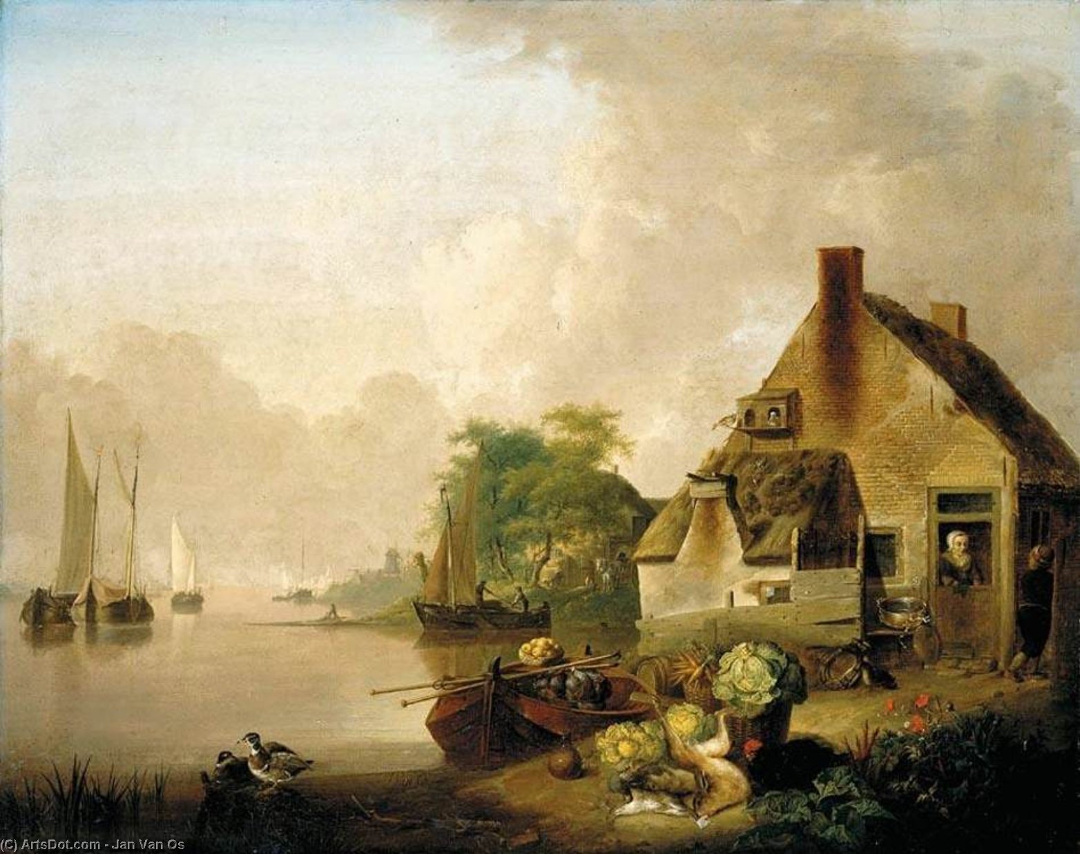 Jan Van Os - River Landscape