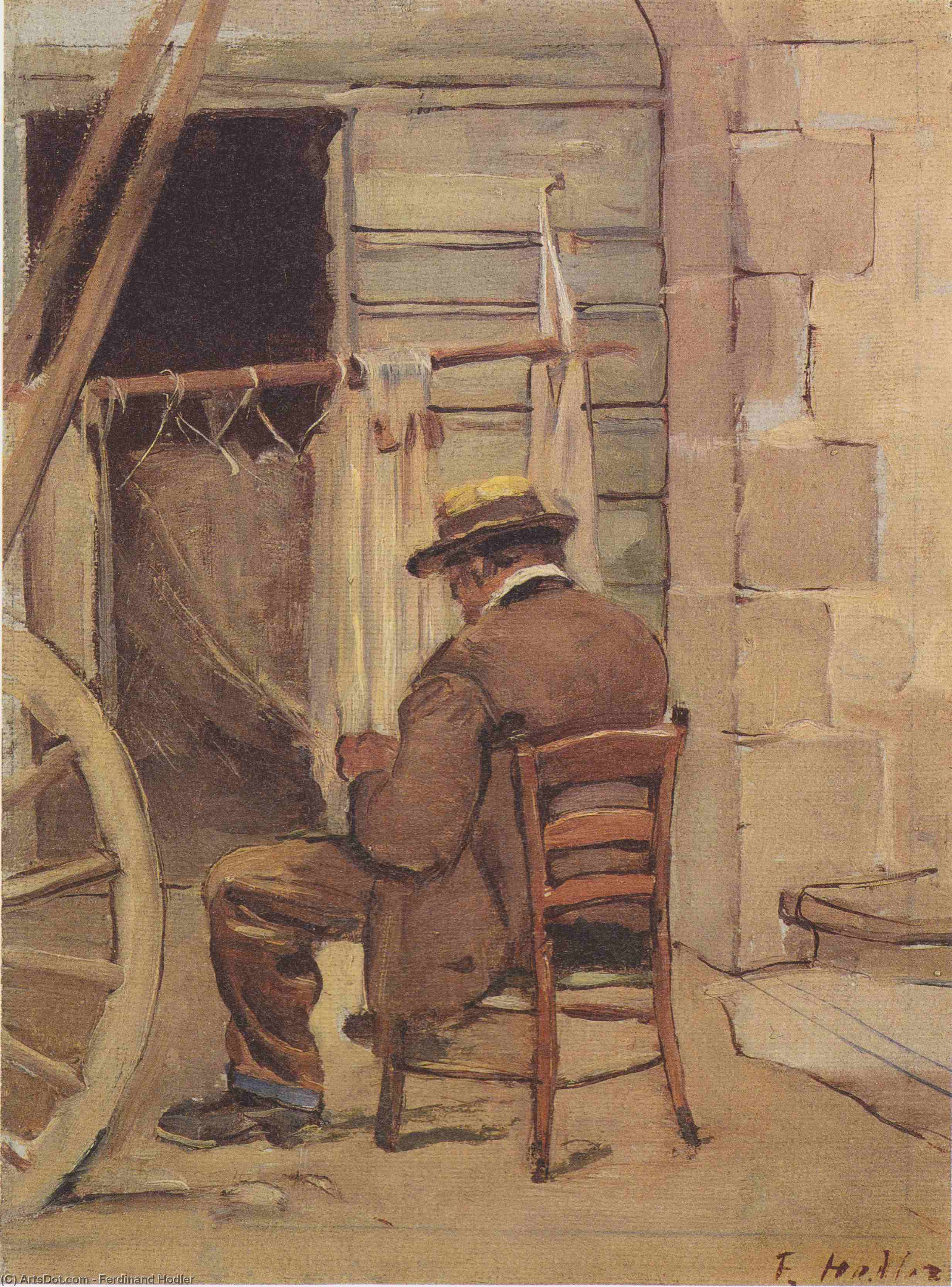 The Netmender — Ferdinand Hodler