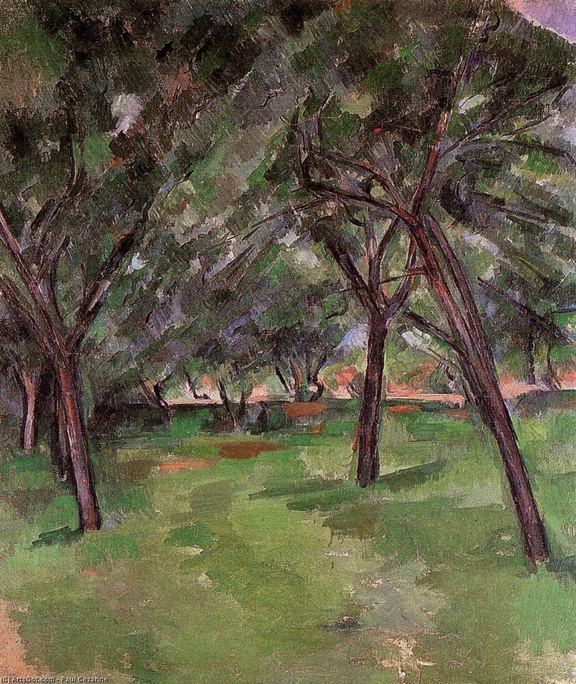 Paul Cézanne - Kiraz Bahçesi