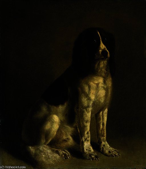 A Springer Spaniel — Jacques Laurent Agasse