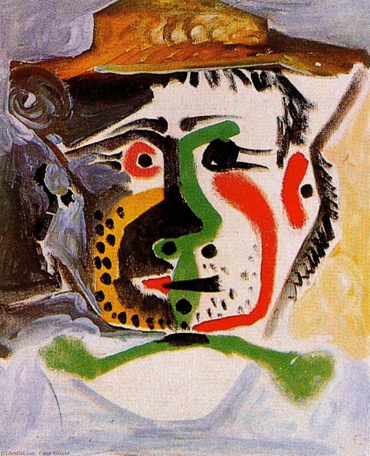 Hoved Af En Mand 16 — Pablo Picasso
