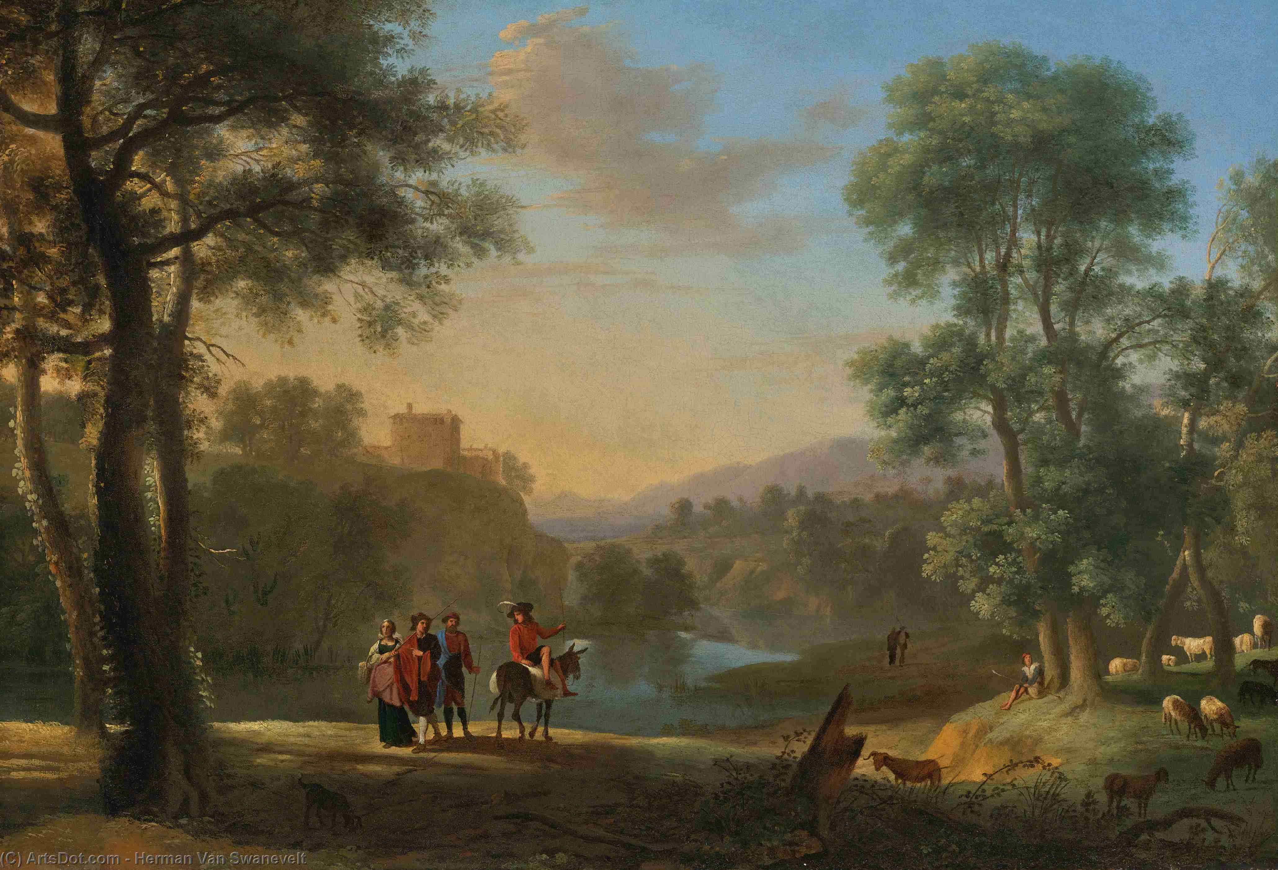 Classical Landscape — Herman Van Swanevelt
