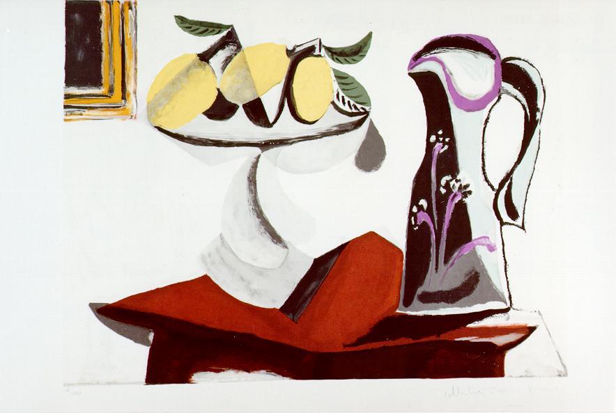 Пабла Пікаса - Still life with lemon and jug