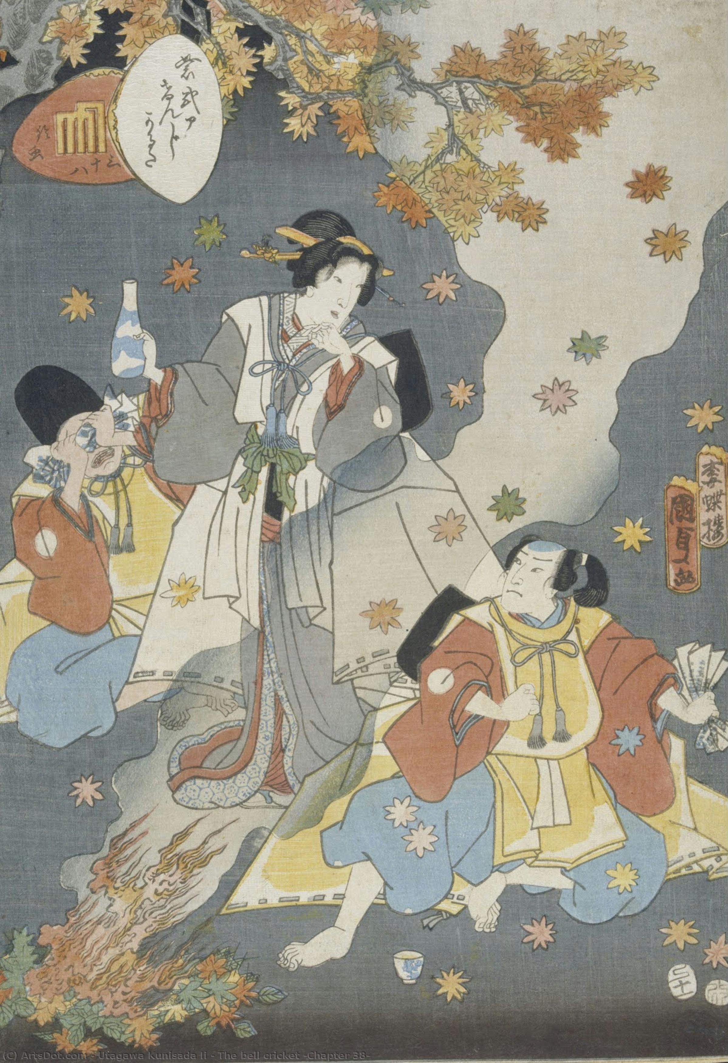 Die Glockenschlüsselblatt (kapitel 38) — Utagawa Kunisada Ii