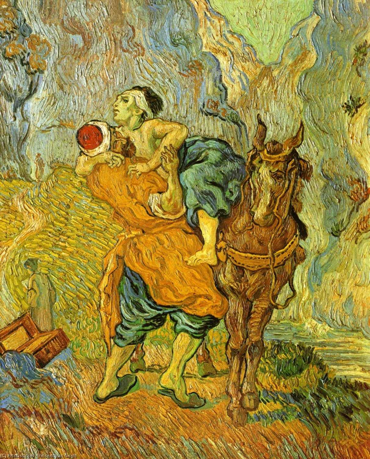 { "string": "o Bom Samaritano (após Delacroix)" } — Vincent Willem Van Gogh