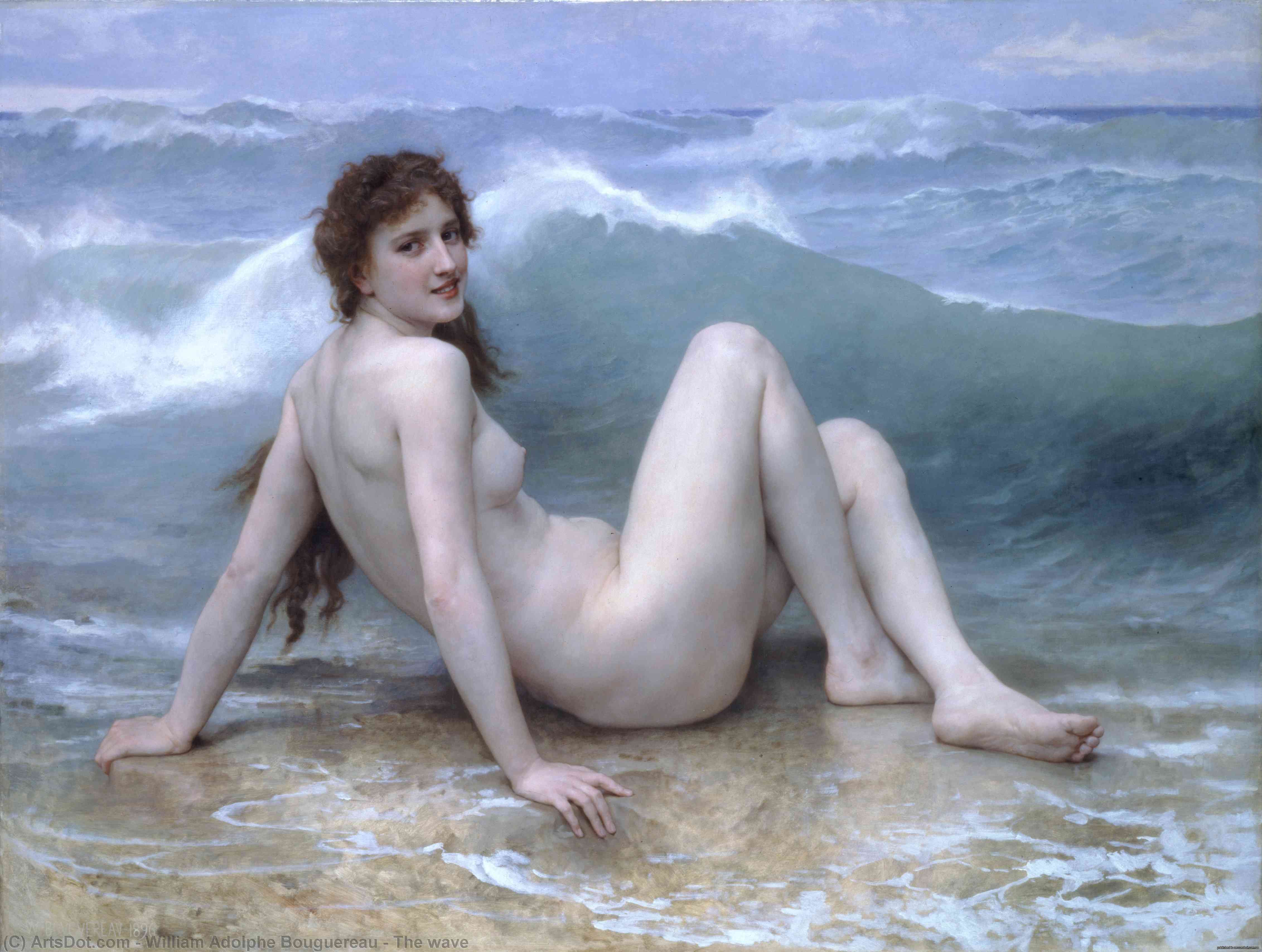 William-Adolphe Bouguereau - La vague